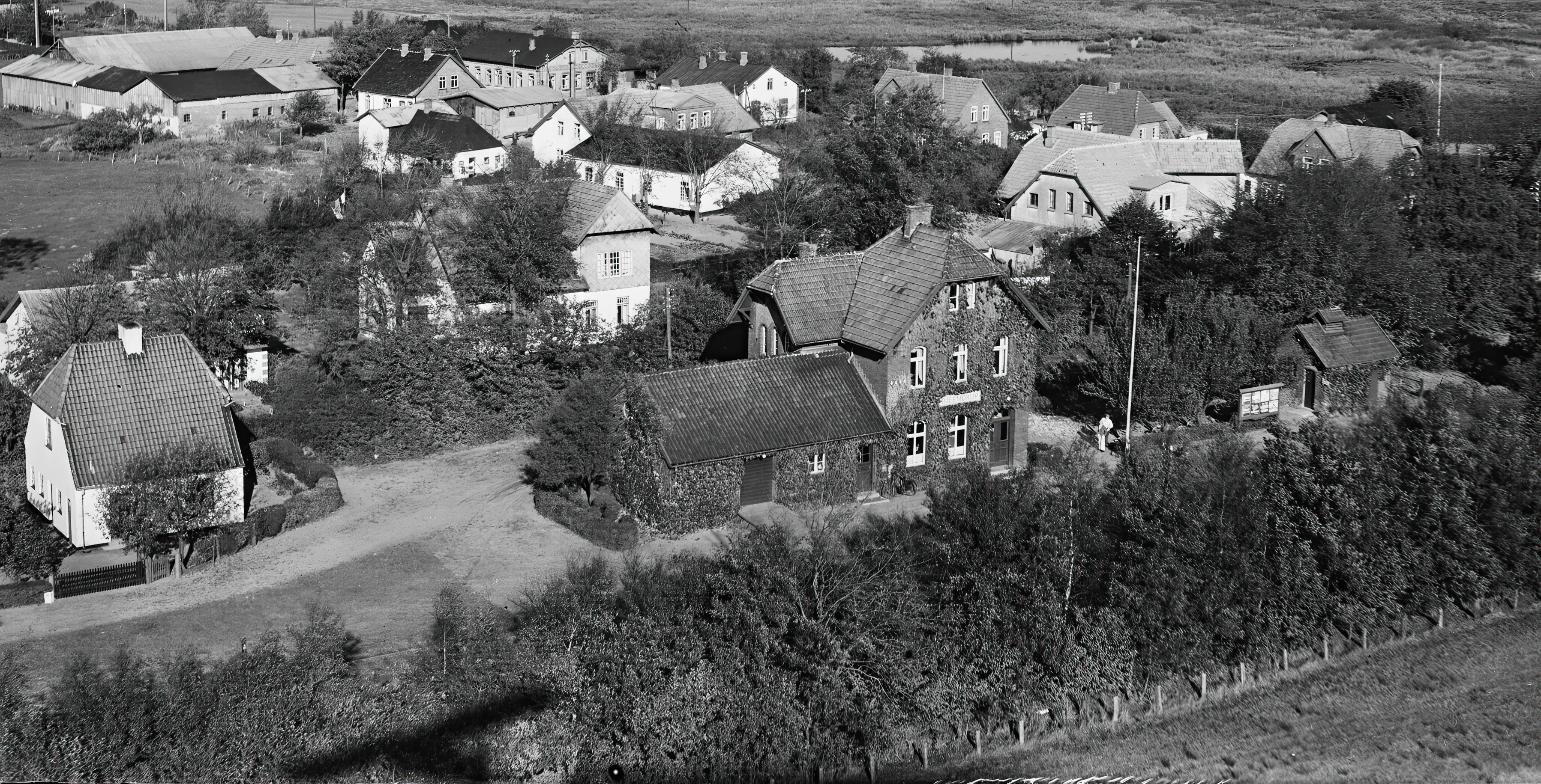 Billede af Bjerndrup Holdeplads med sidespor.