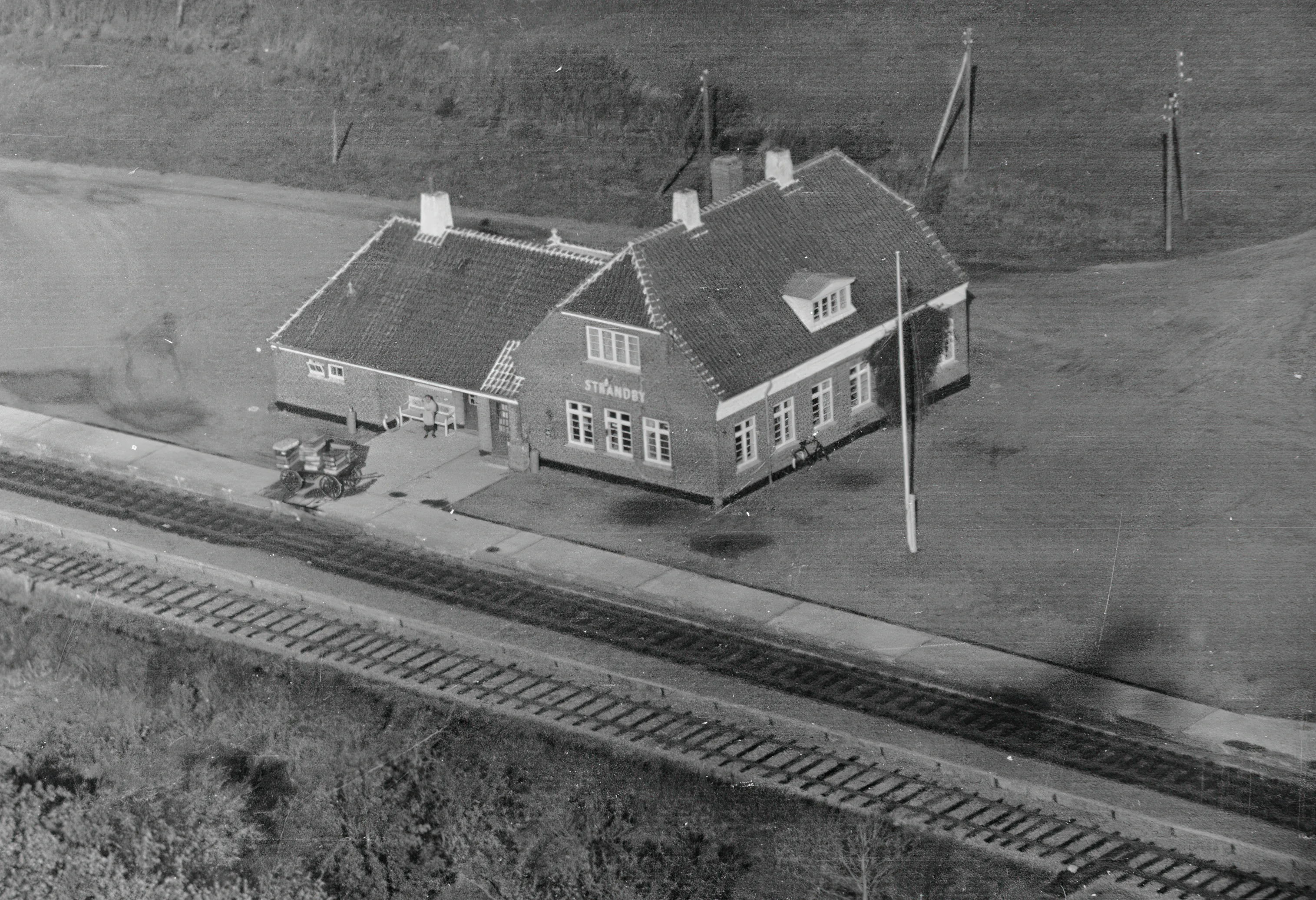 Billede af Strandby Station.