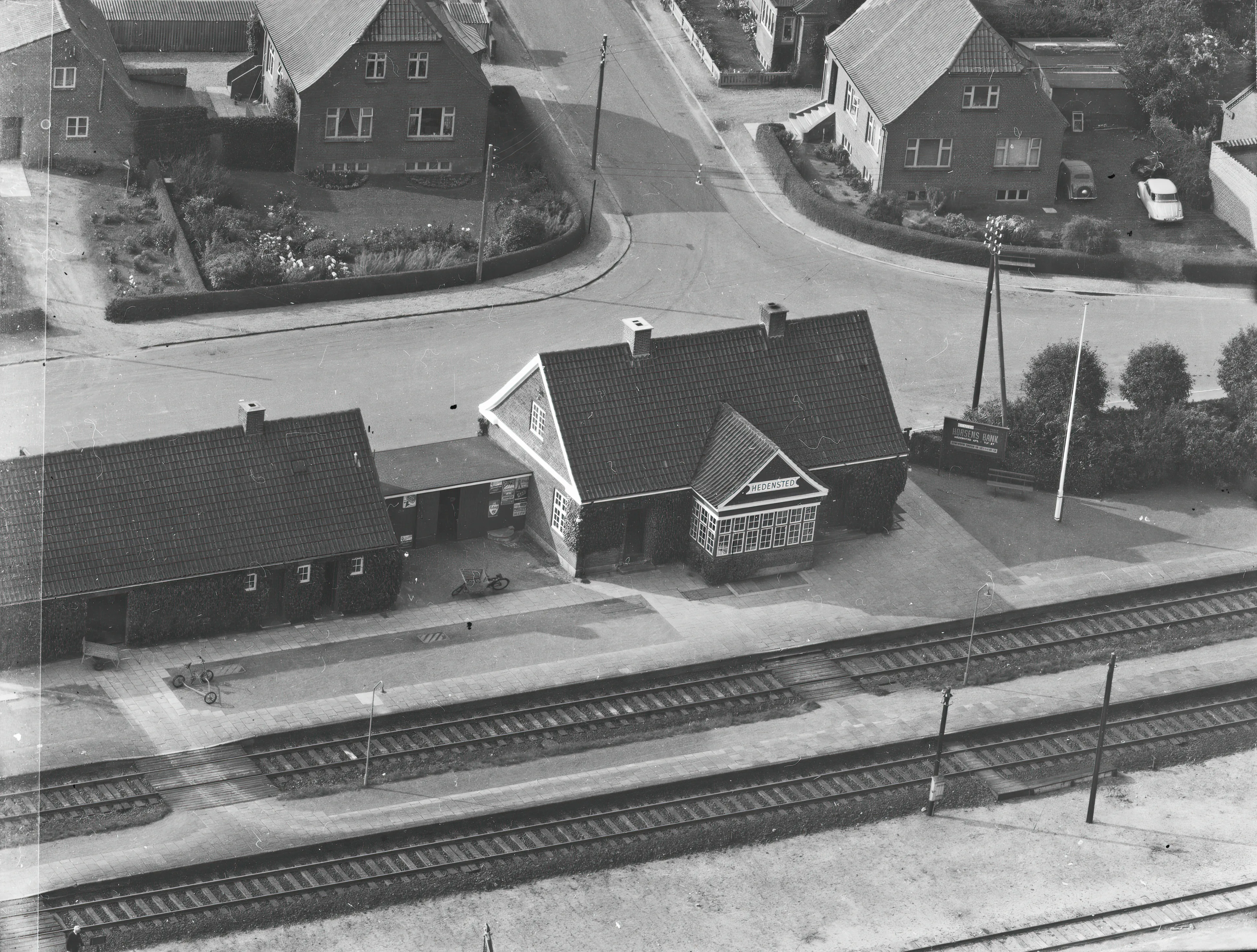 Billede af Hedensted Station.