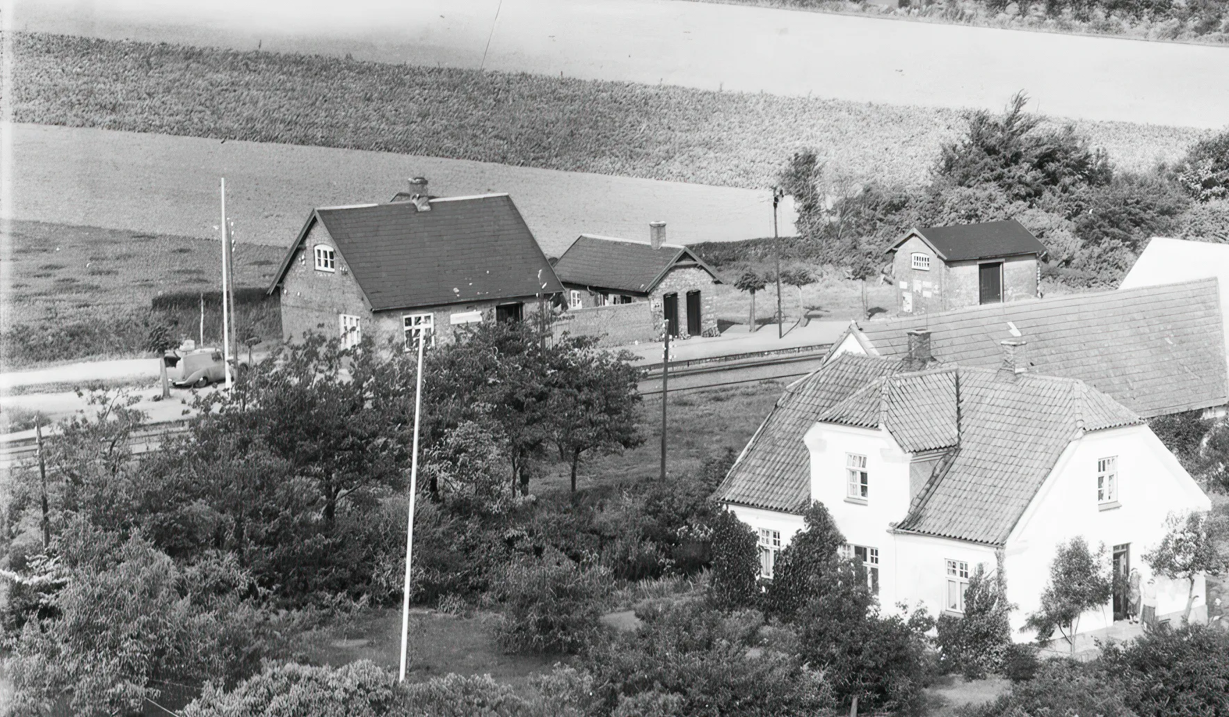 Billede af Gammelstrup Station.