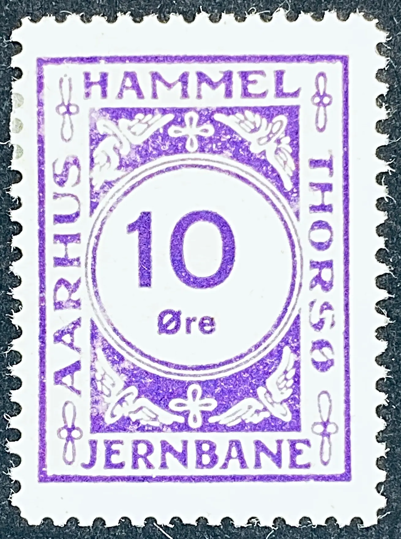 AHTJ 37 - 10 Øre - Violet.