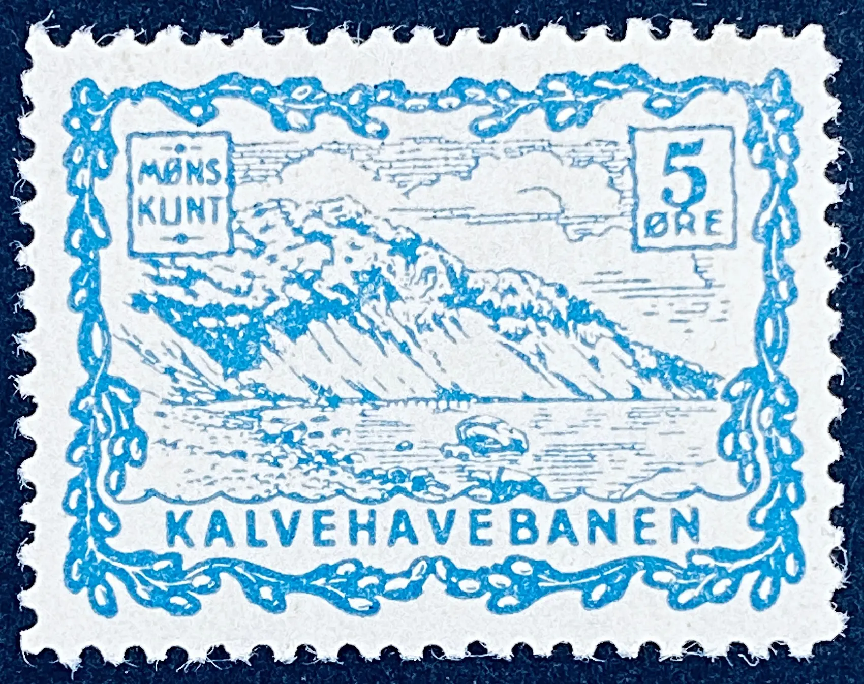 KB 33 - 5 Øre - Gråblå.
