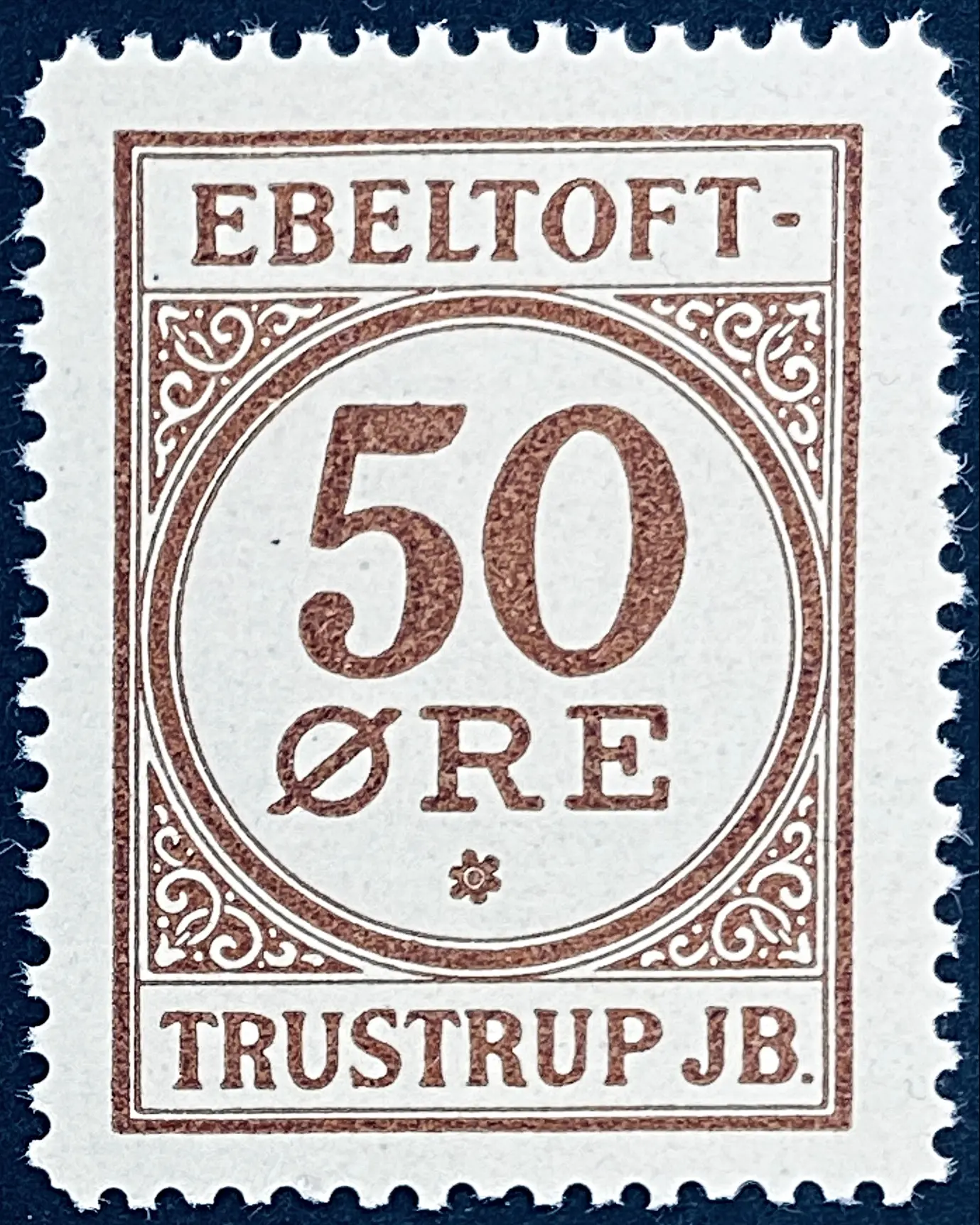 ETJ 17 - 50 Øre - Brun.
