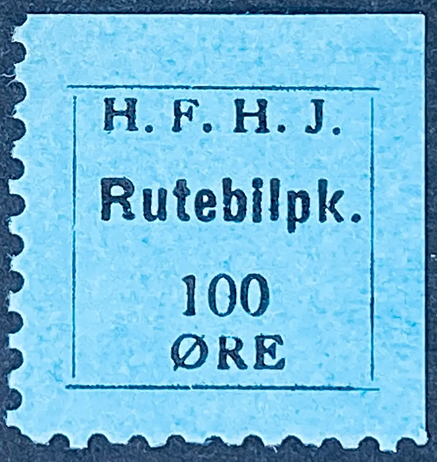 HFHJ R16 - 100 Øre - Lyseblå.