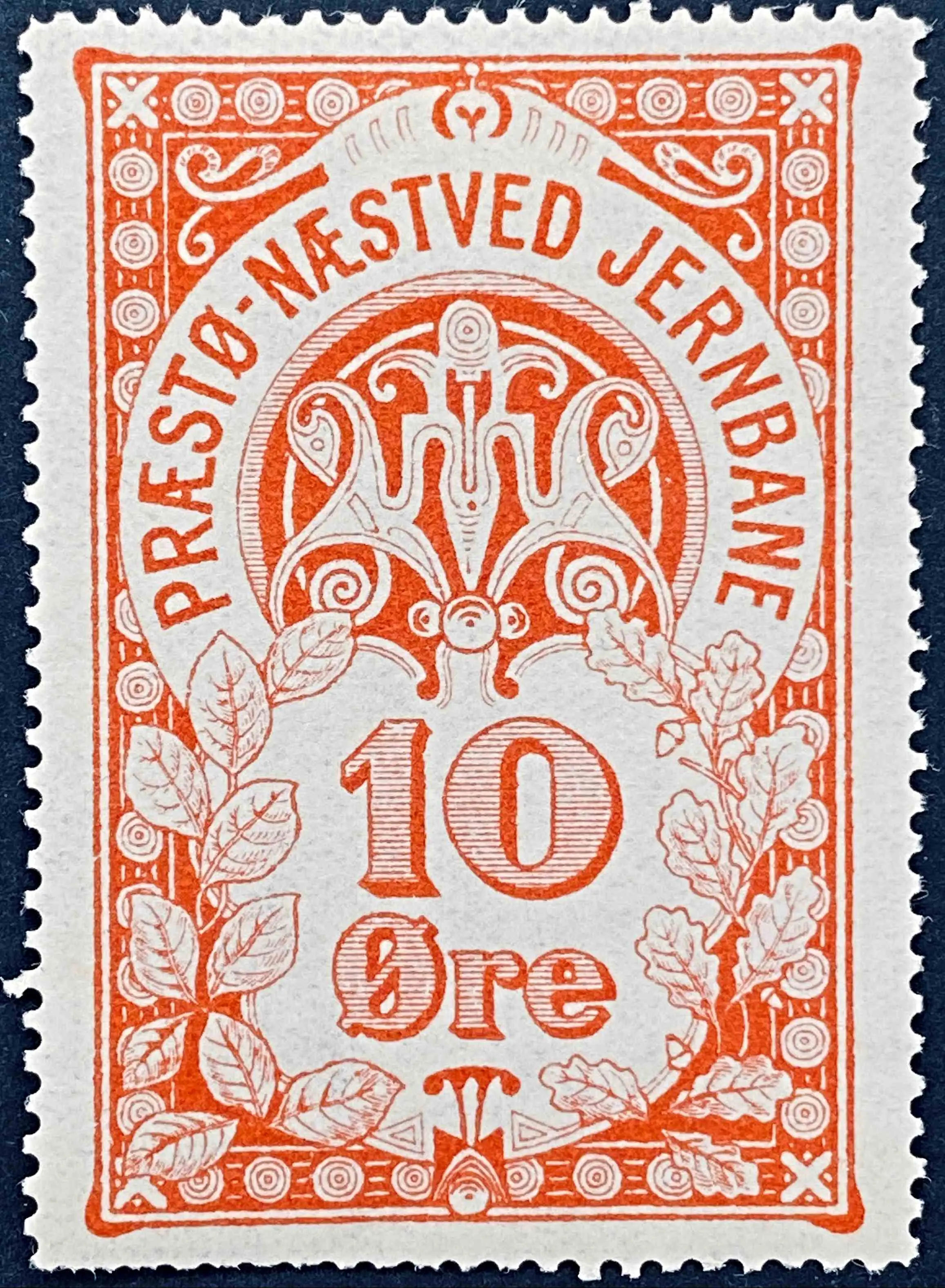 PNJ 8 - 10 Øre - Rød.
