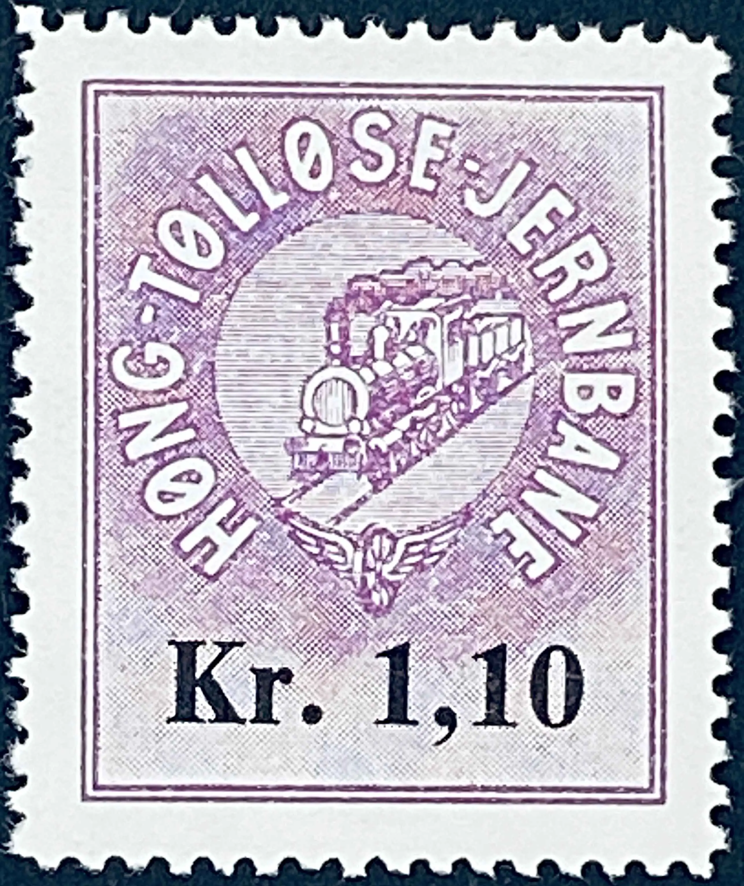 HTJ 25B - 1,10 Kroner - Violet.