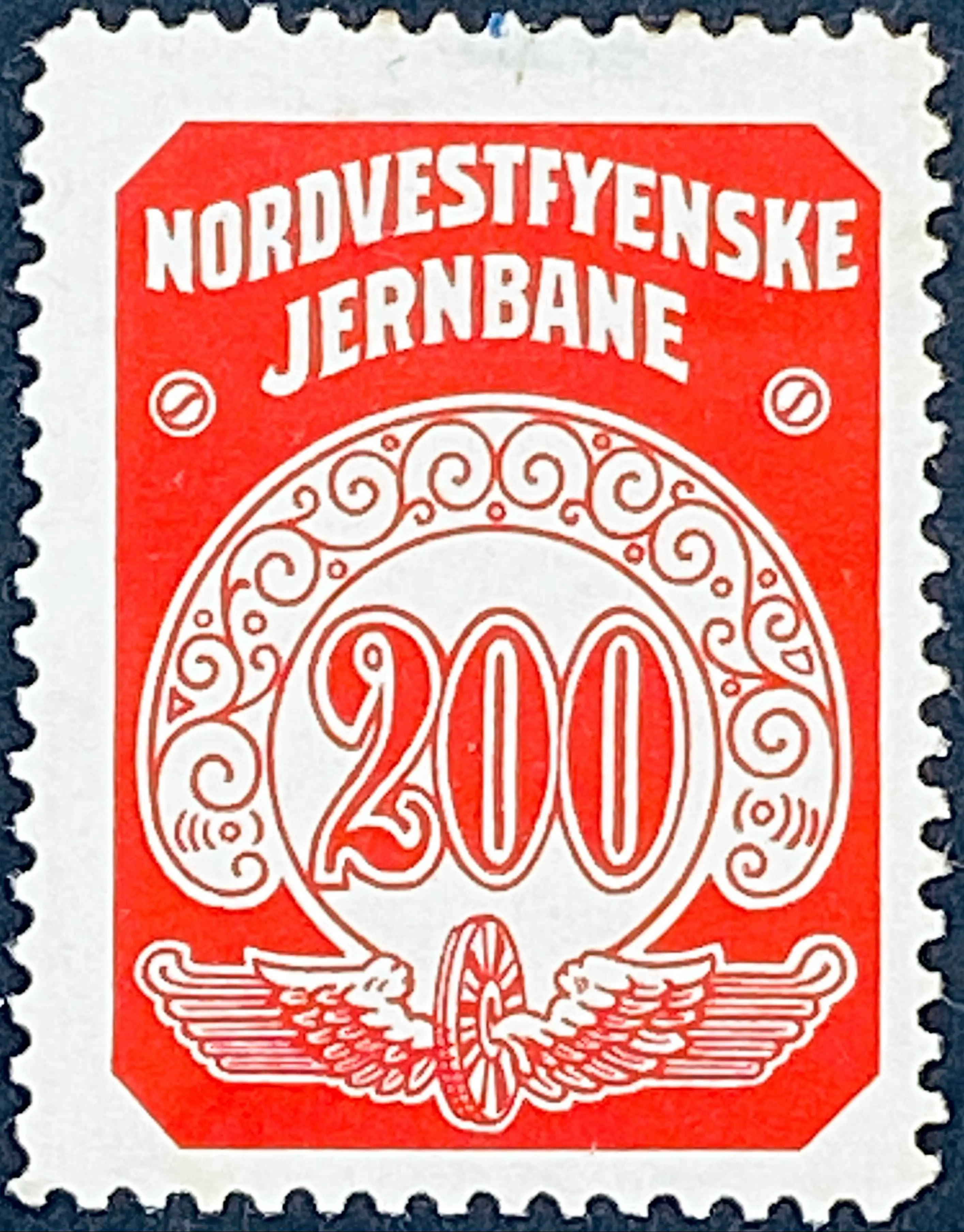 OMB 31 - 200 Øre - Rød.