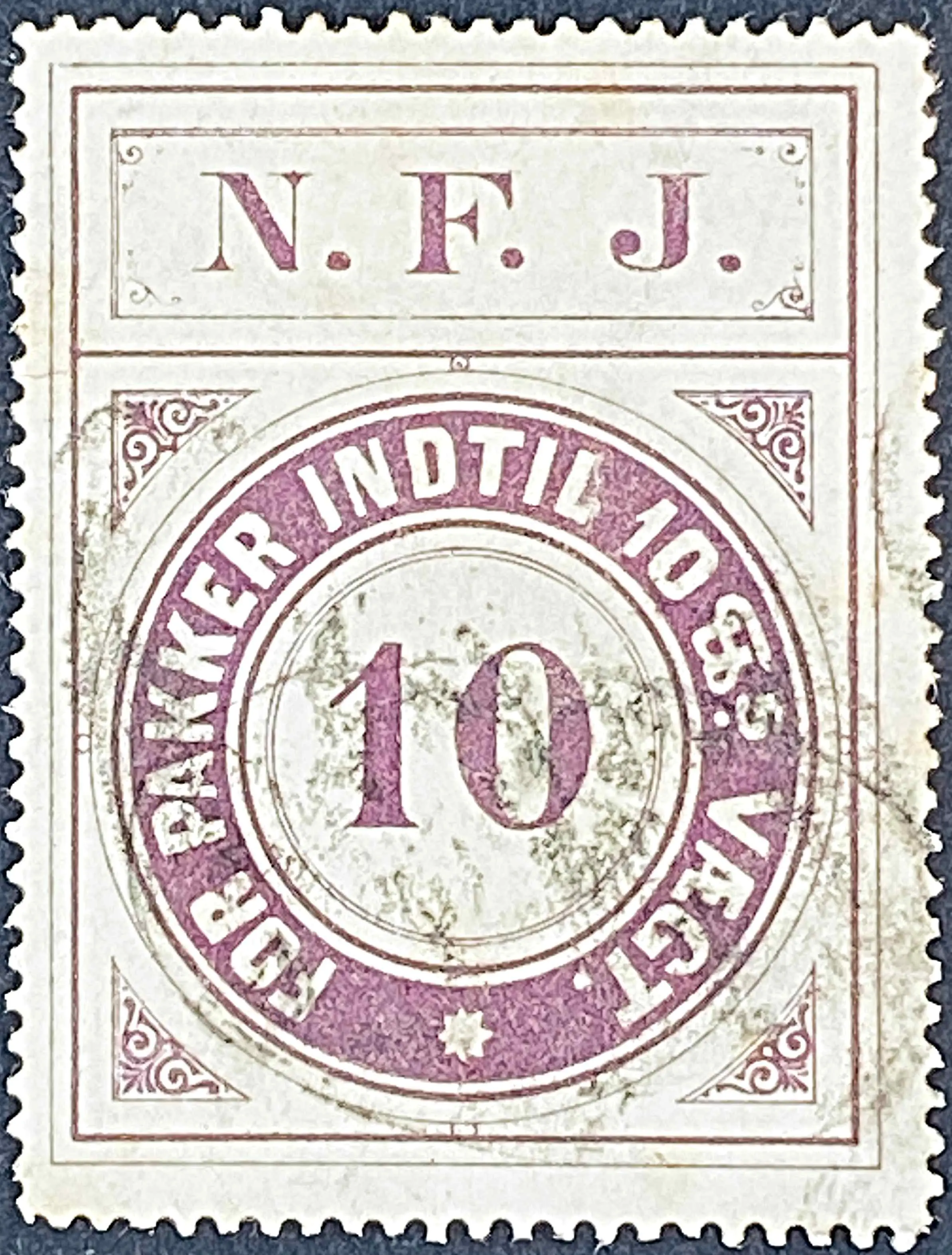 NFJ 3 - 10 Øre - Violet.