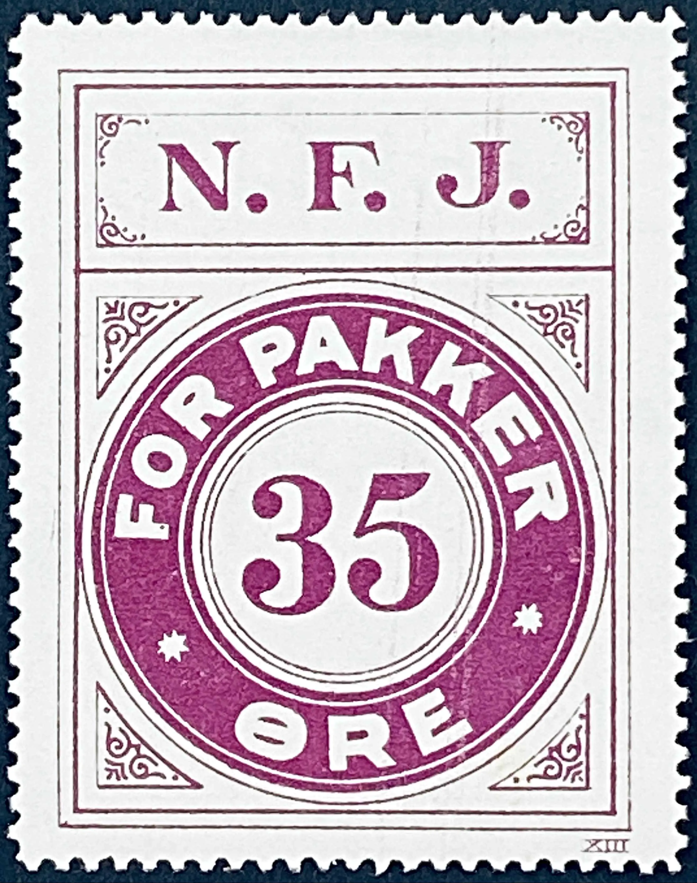 NFJ 17 - 35 Øre - Violet.