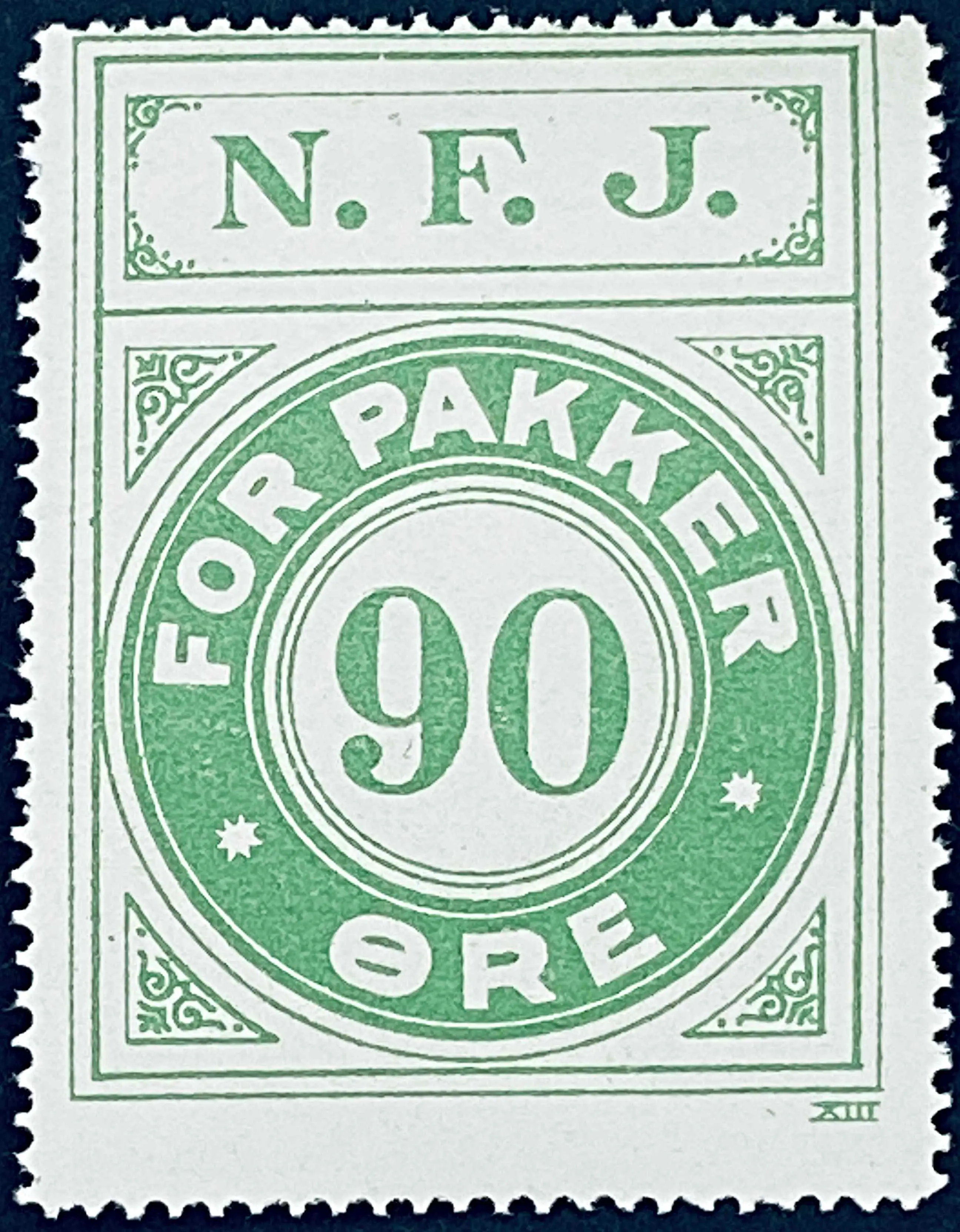 NFJ 20 - 90 Øre - Grøn.