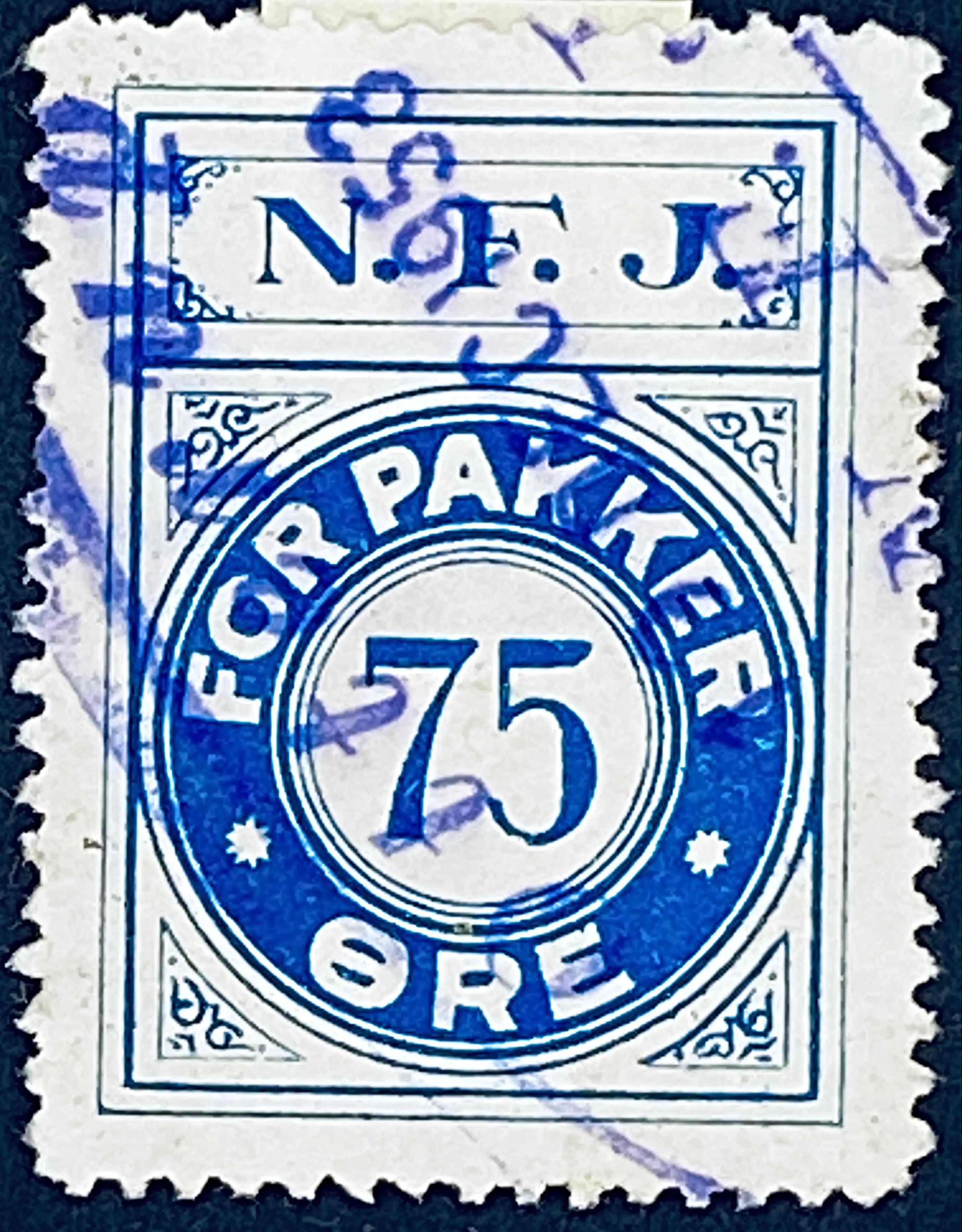 NFJ 31 - 75 Øre - Blå.