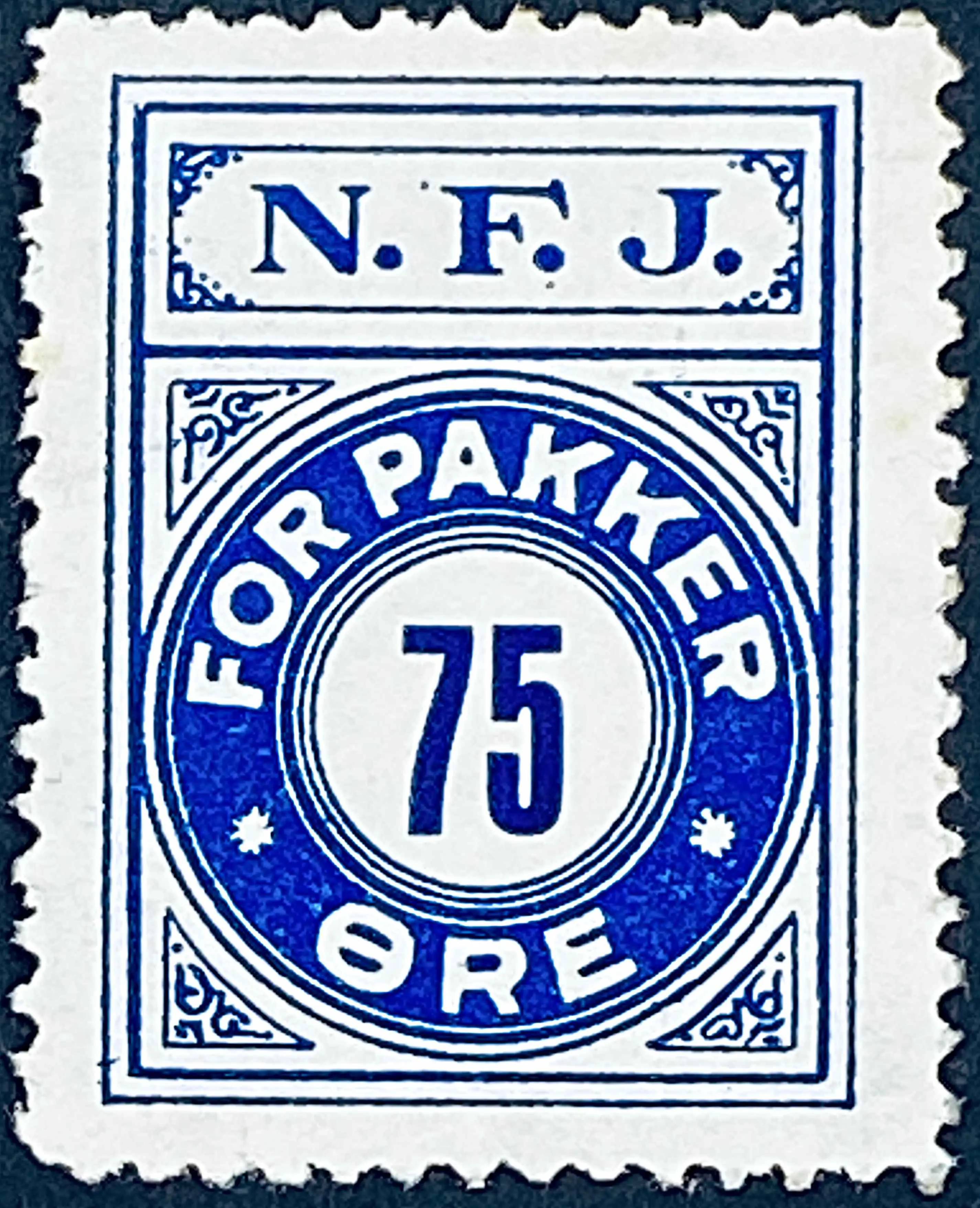 NFJ 45 - 75 Øre - Blå.