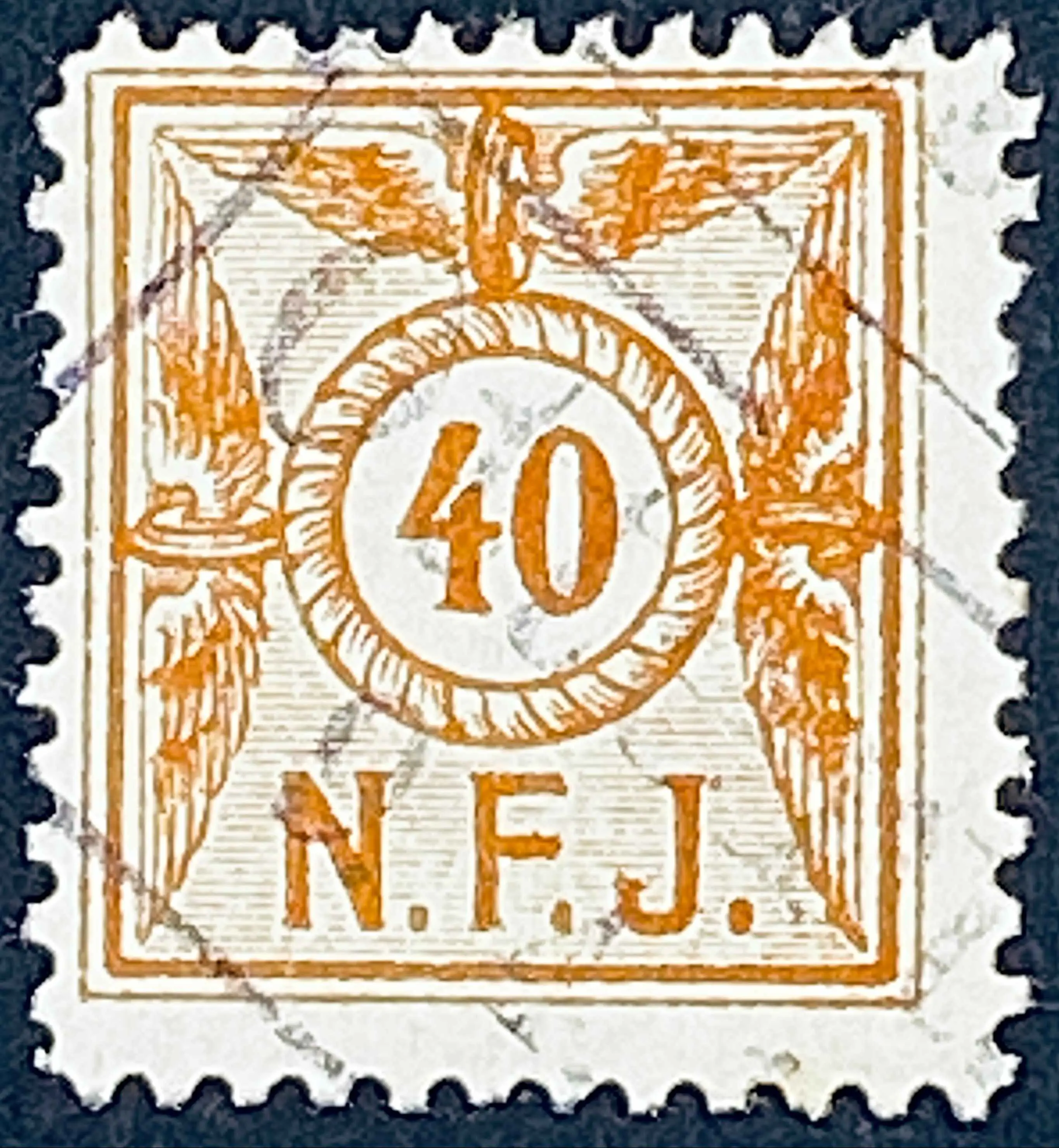 NFJ F4 - 50 Øre - Brun.