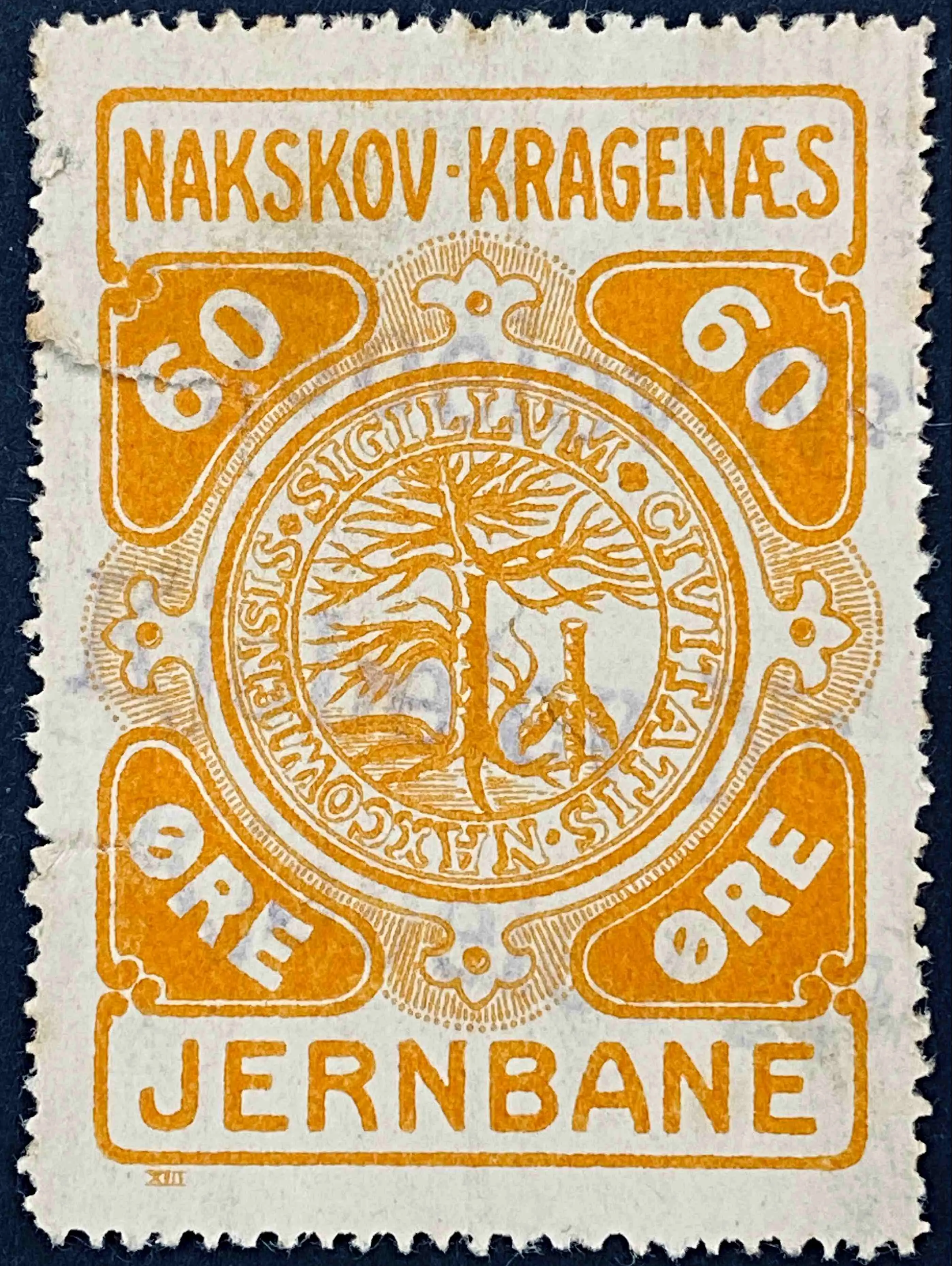 NKJ 12 - 60 Øre - Orange.