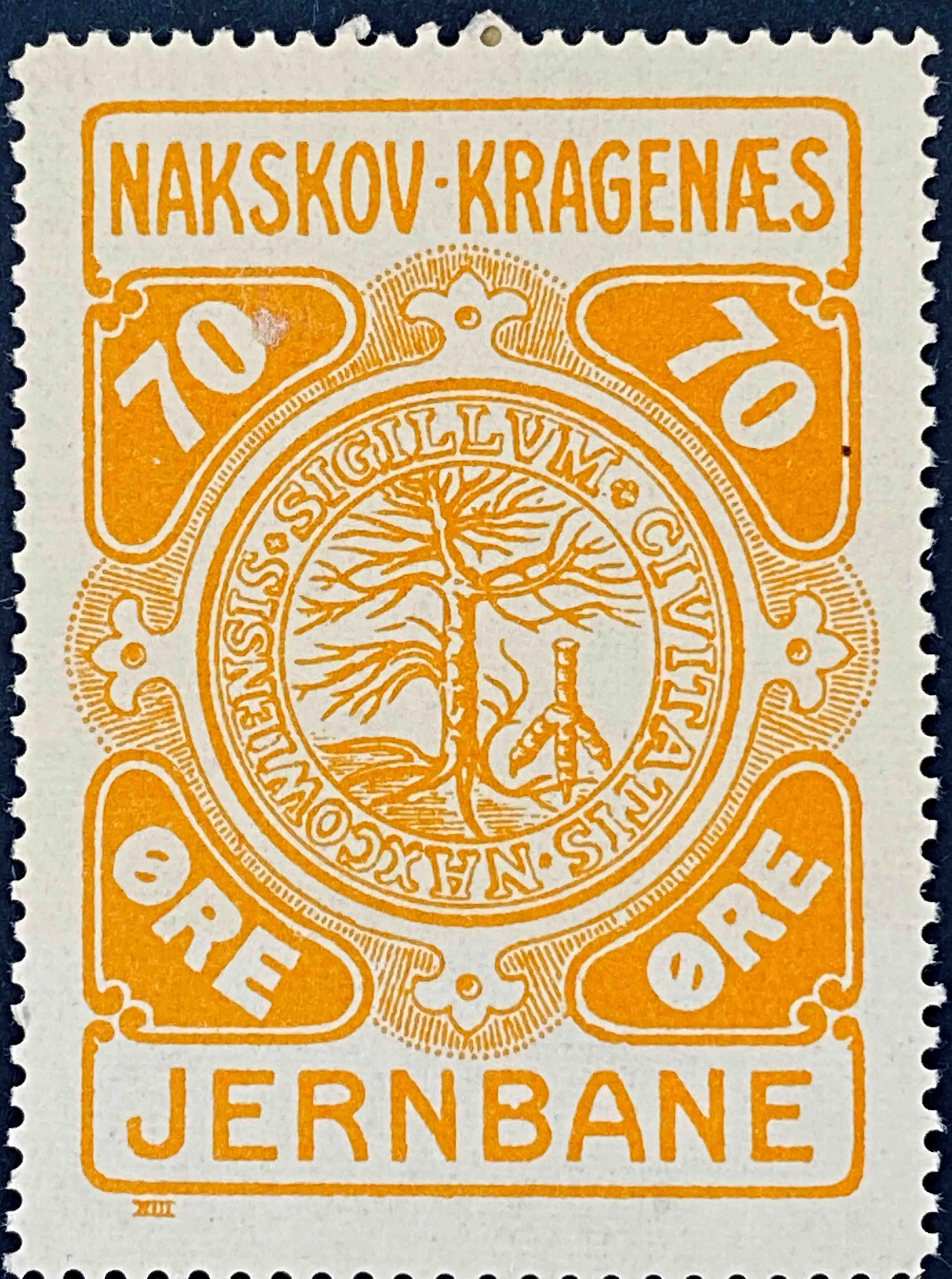 NKJ 23 - 70 Øre - Orange.