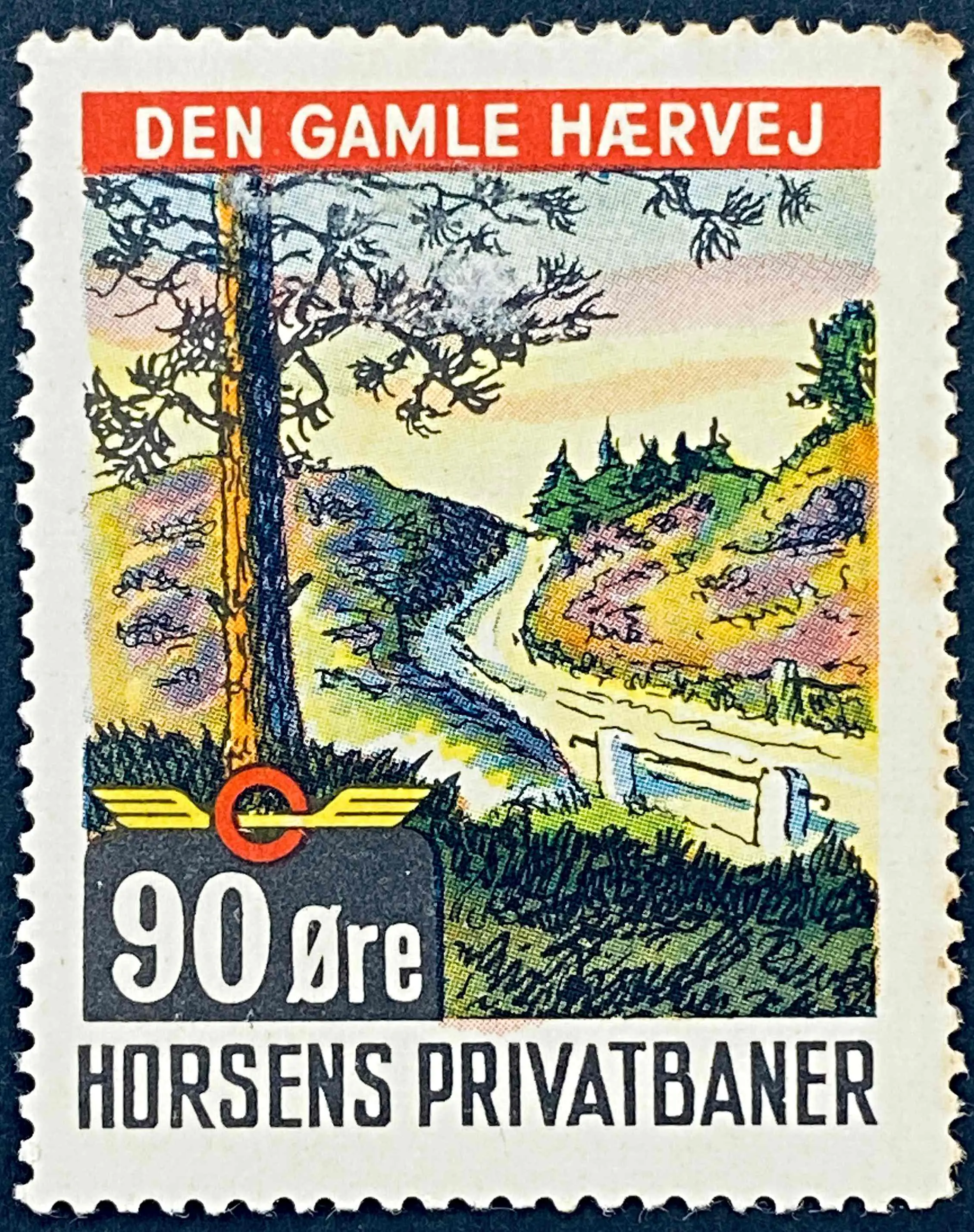 HP 38 - 90 Øre - Flerfarvet.