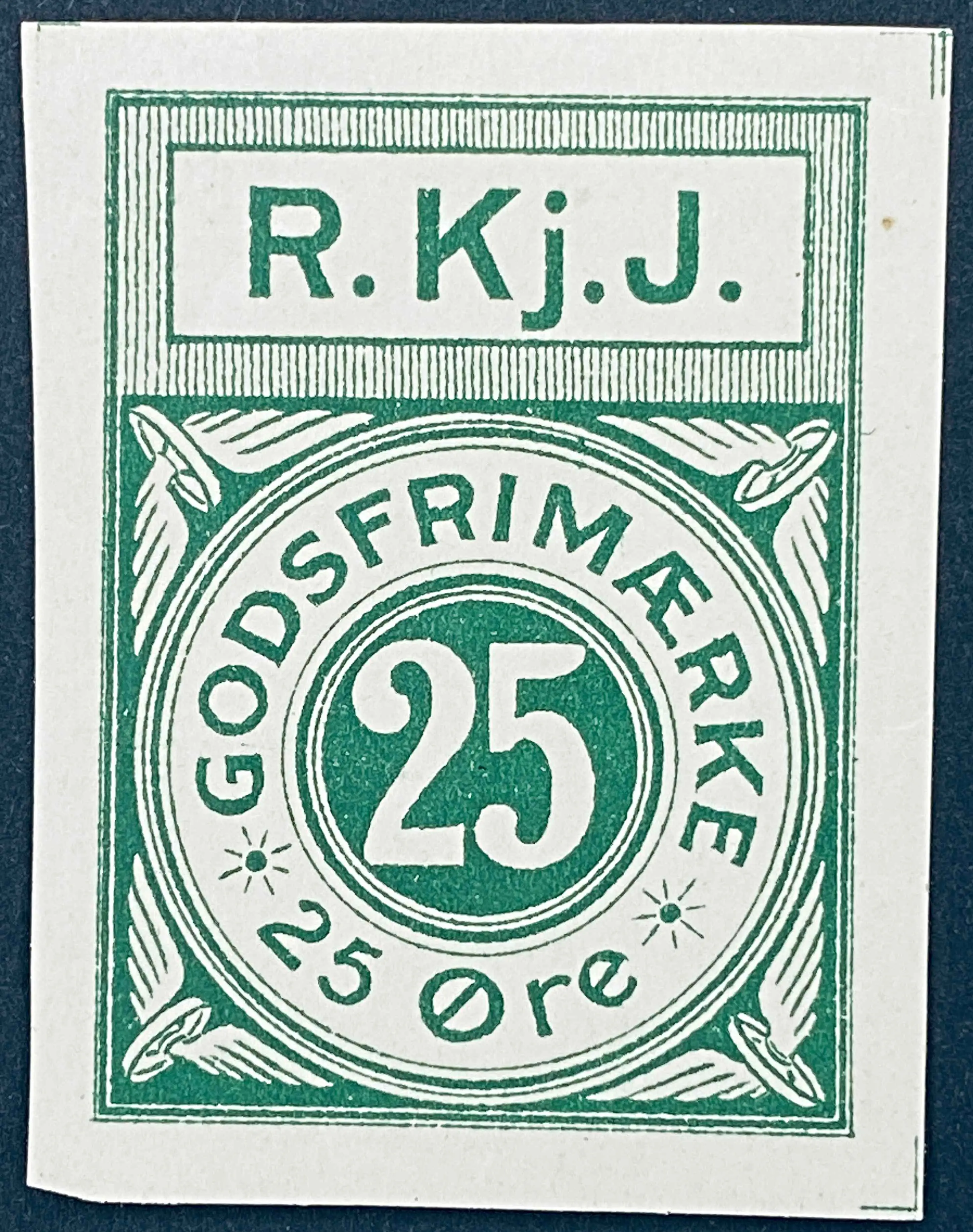 RKB 02 - 25 Øre - Grøn.