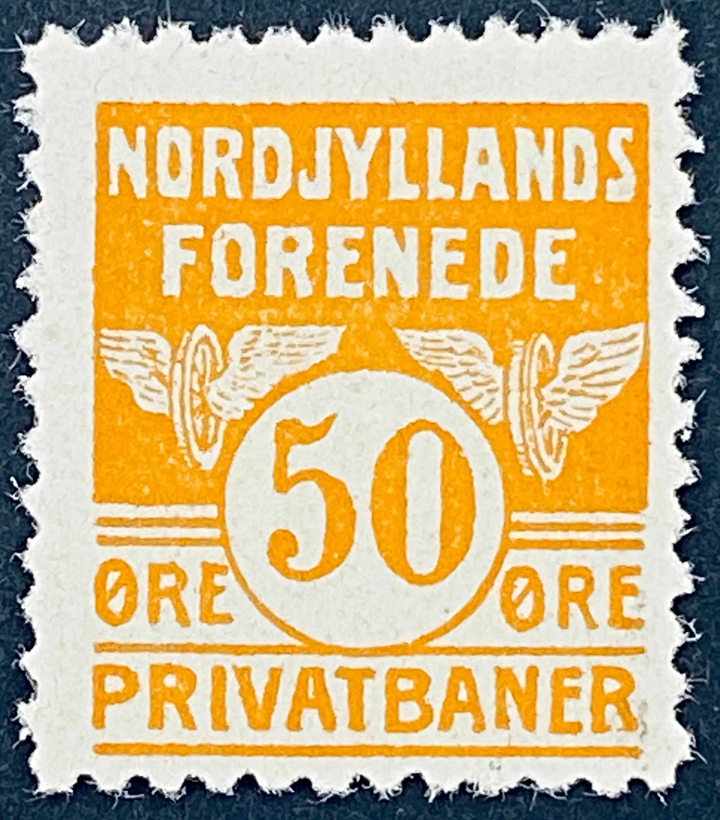 NFP F4 - 50 Øre - Gul nuance.