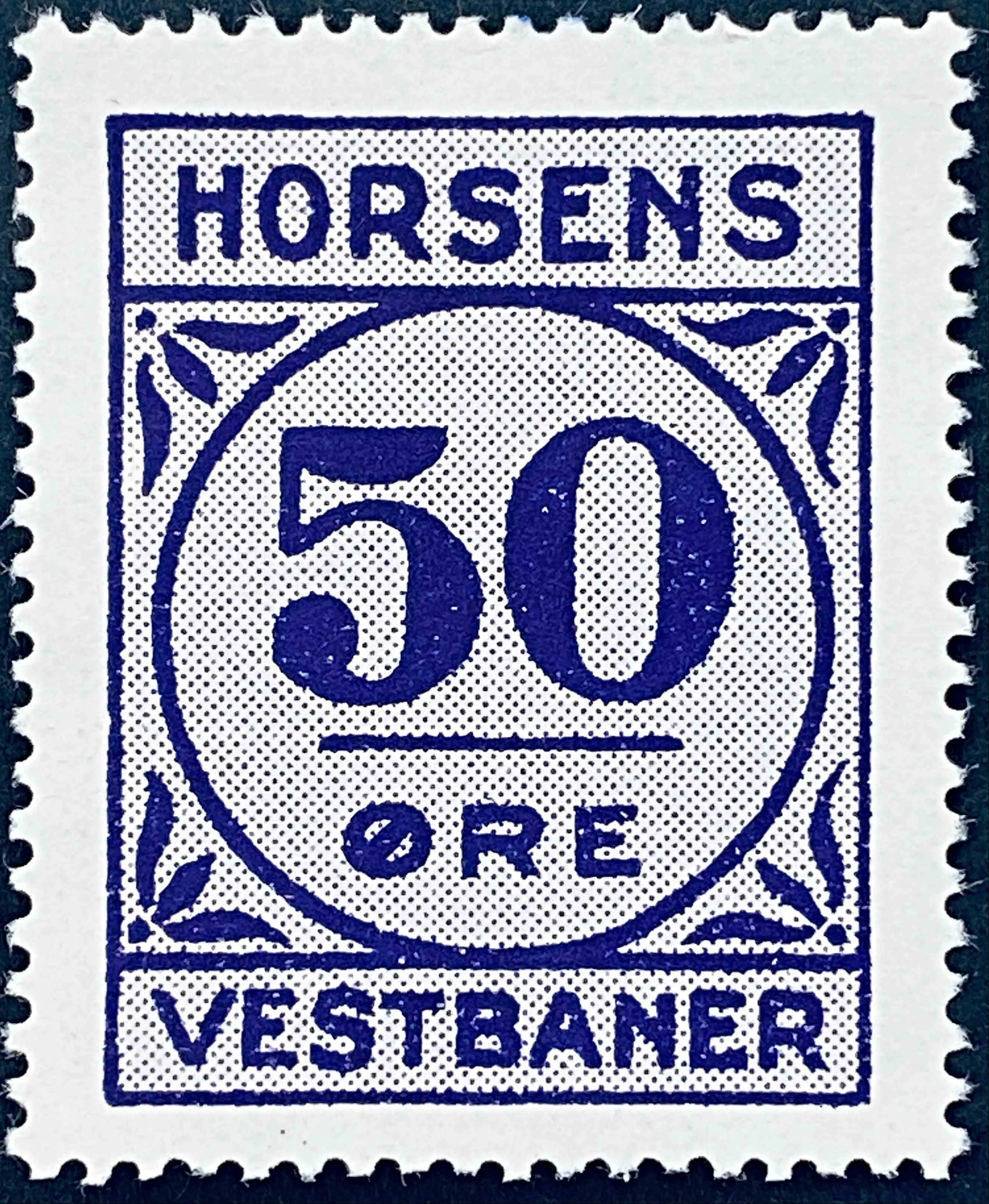 HV 20 - 50 Øre - Violet nuance.