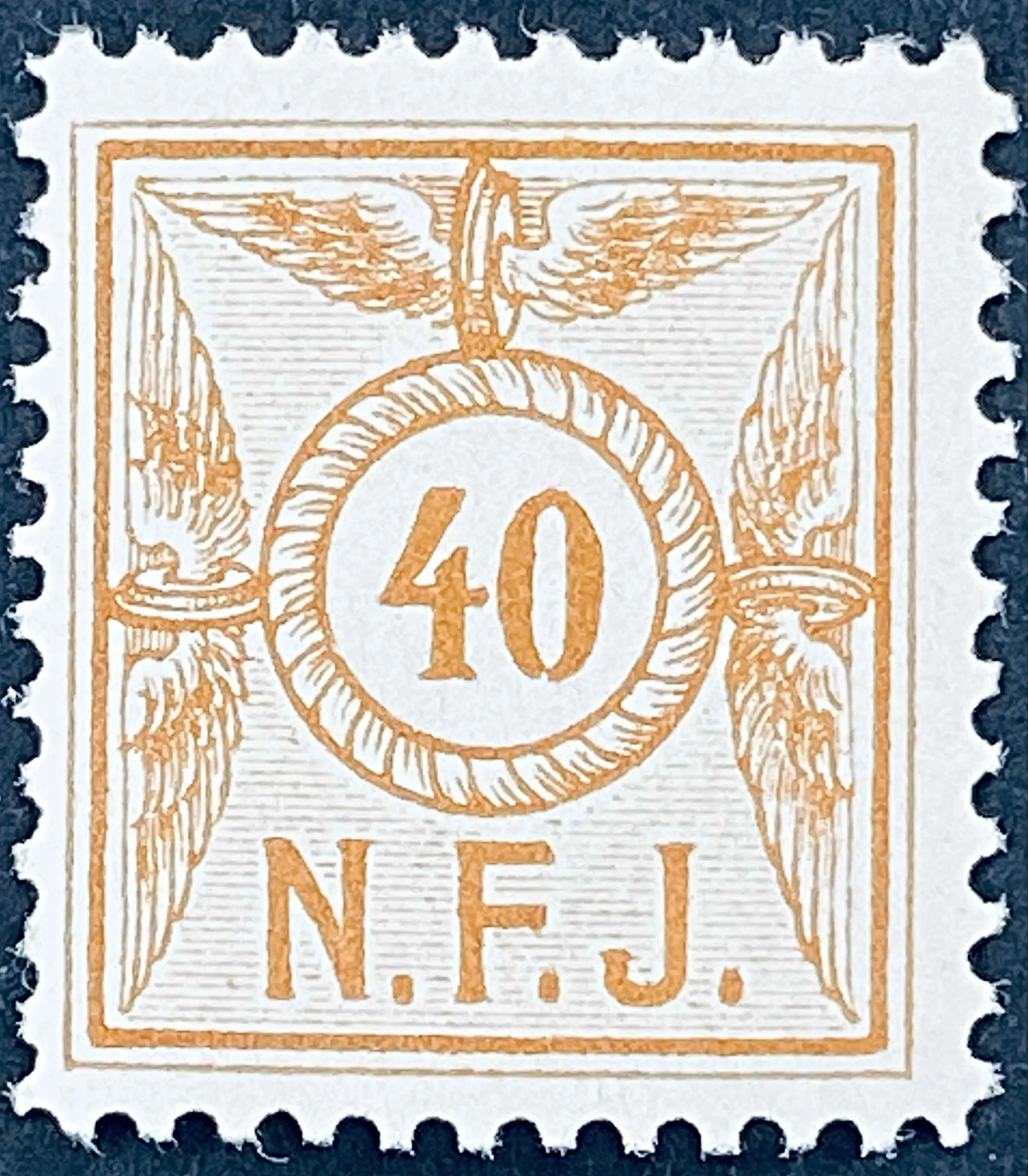 NFJ F4 - 40 Øre - Brun.