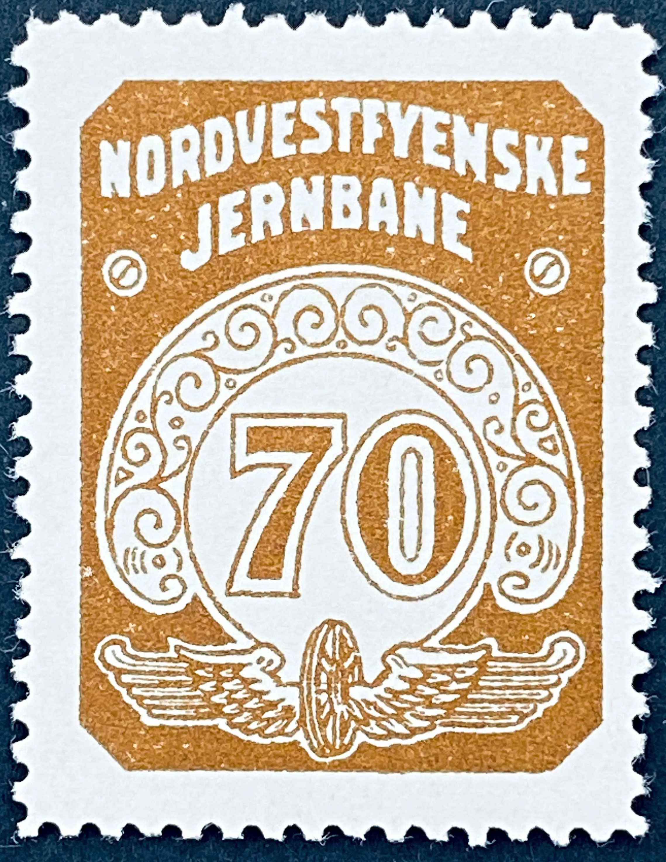 OMB 27 - 30 Øre - Brun.