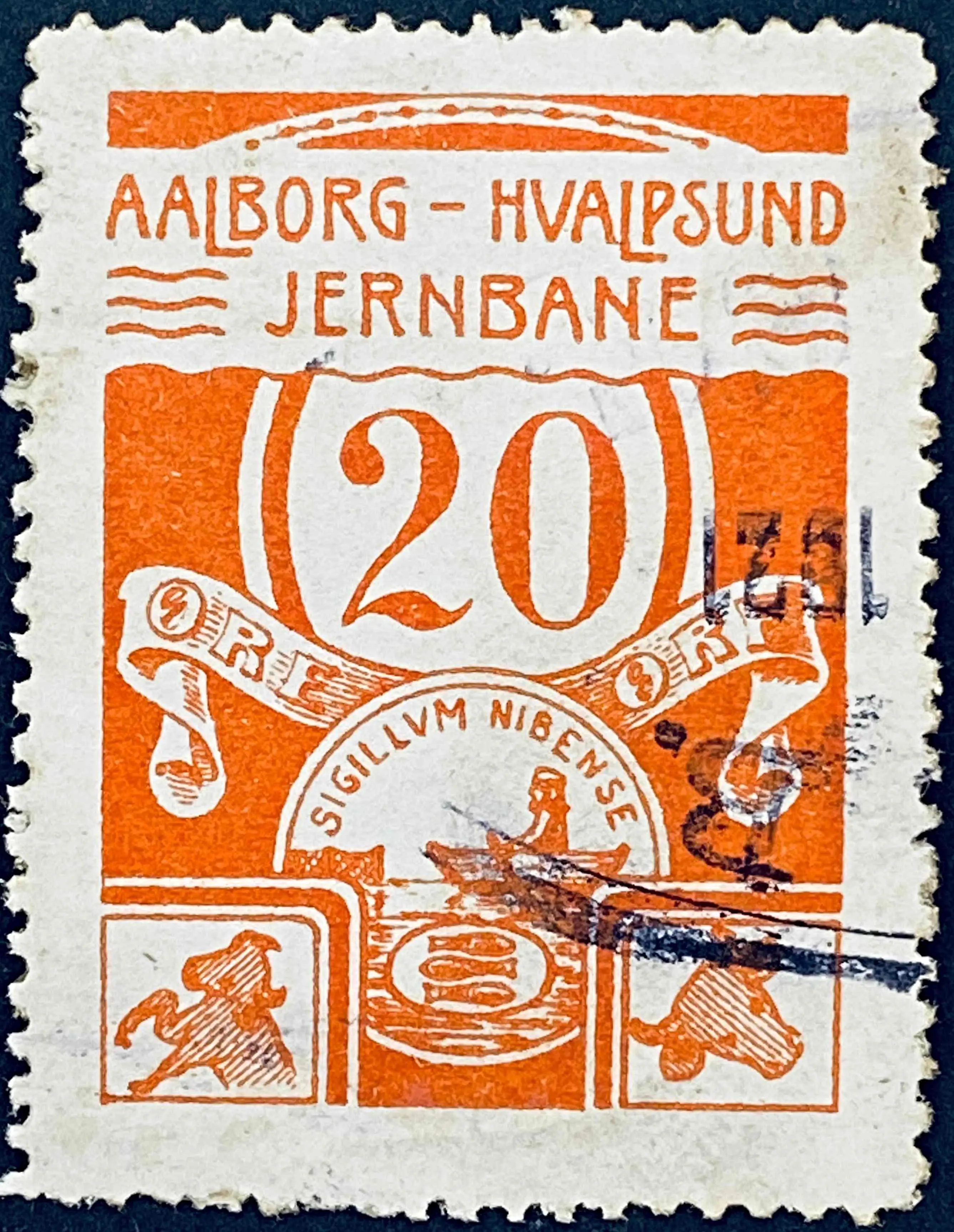 AHB 4 - 20 Øre - Orange.