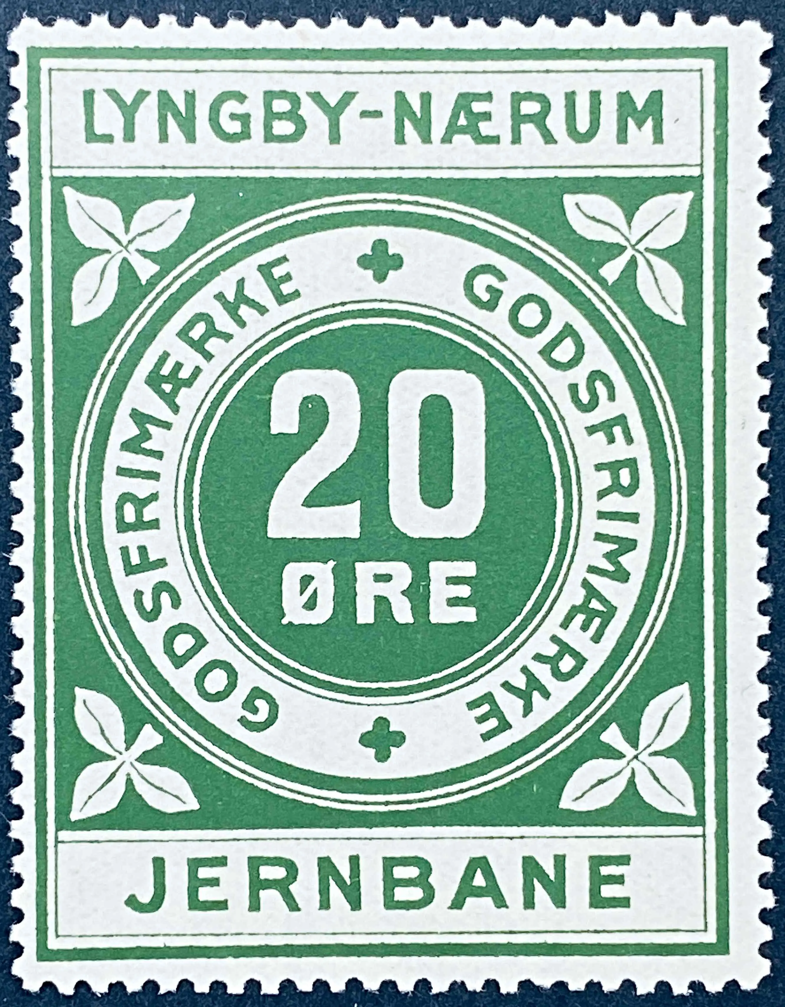 LNJ 8 - 20 Øre - Mørkegrøn.