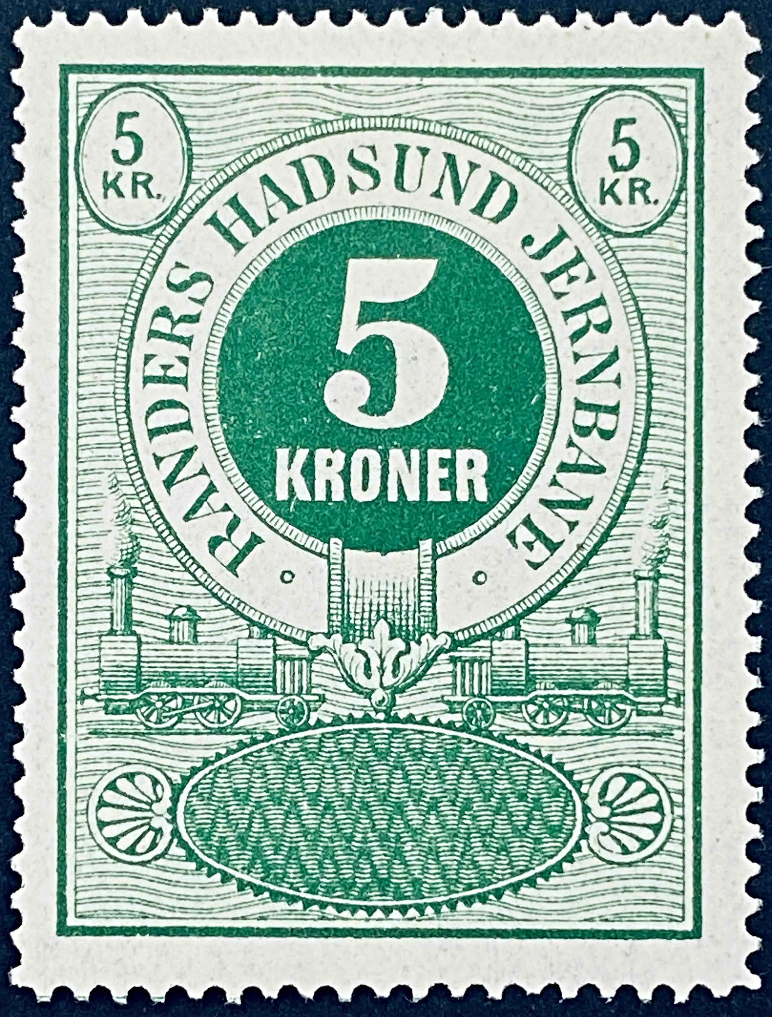 RHJ 23 - 5 KRONER - Grøn.