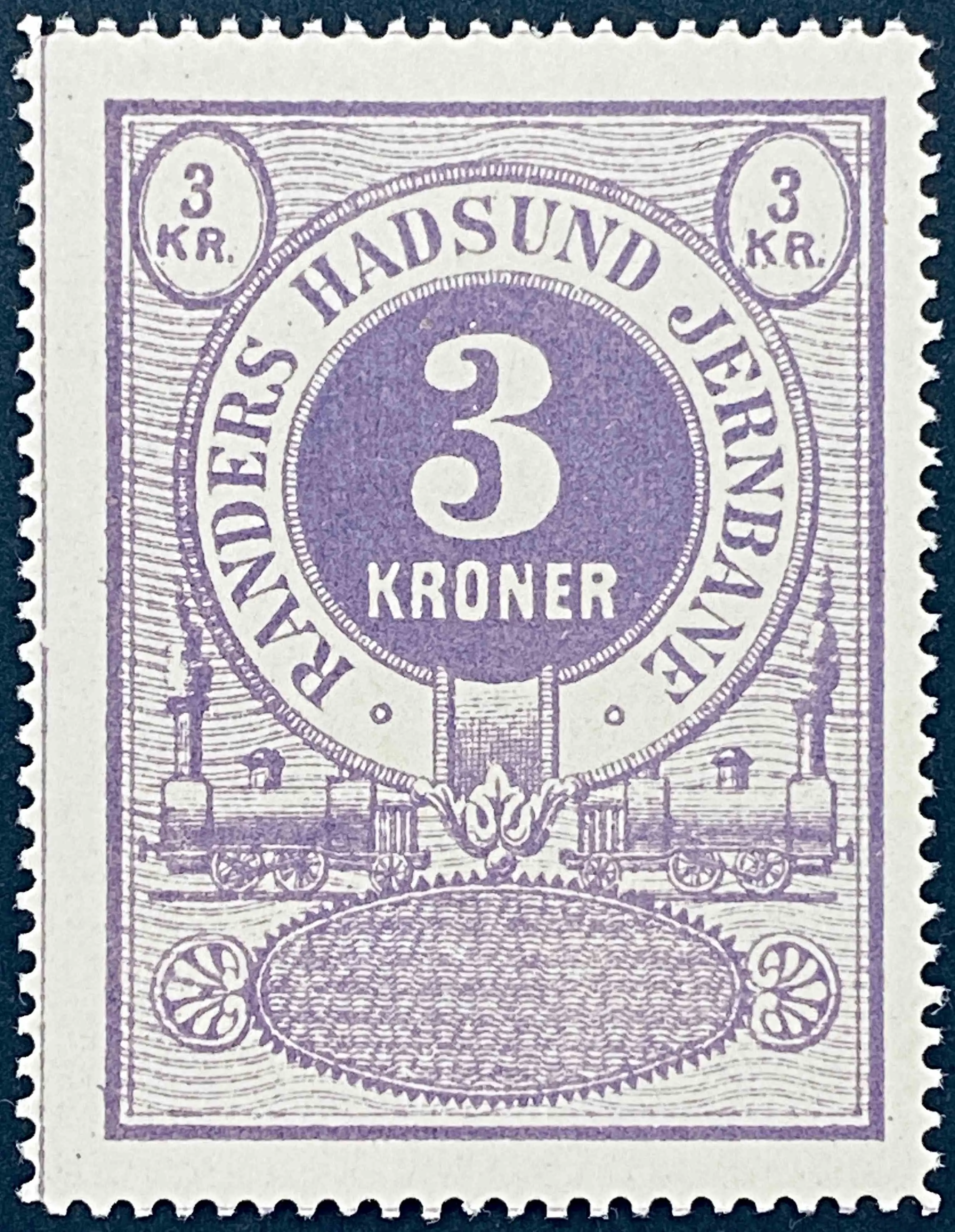 RHJ 31 - 3 KRONER - Violet.