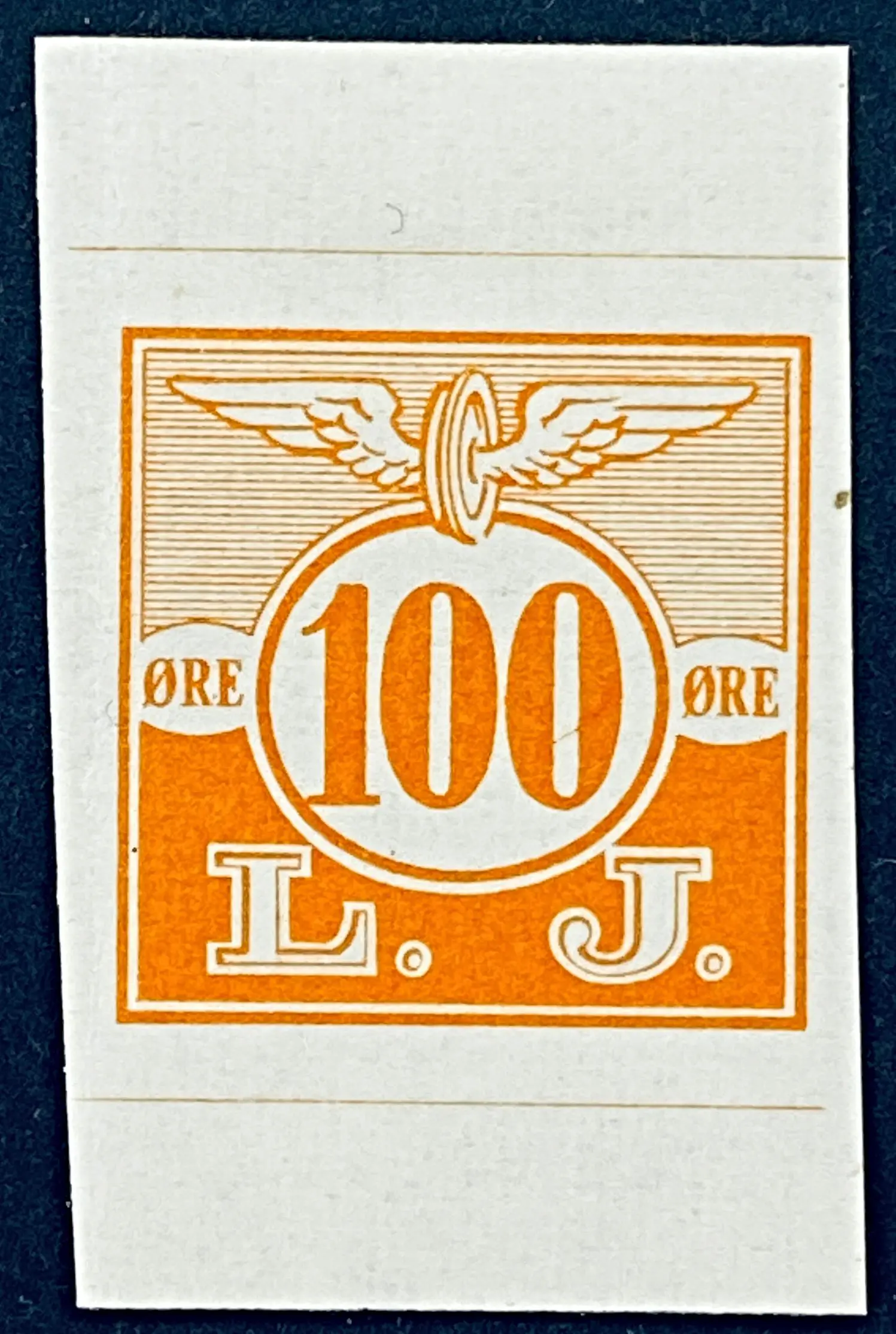 LJ 0F35 - 100 Øre - Orange.