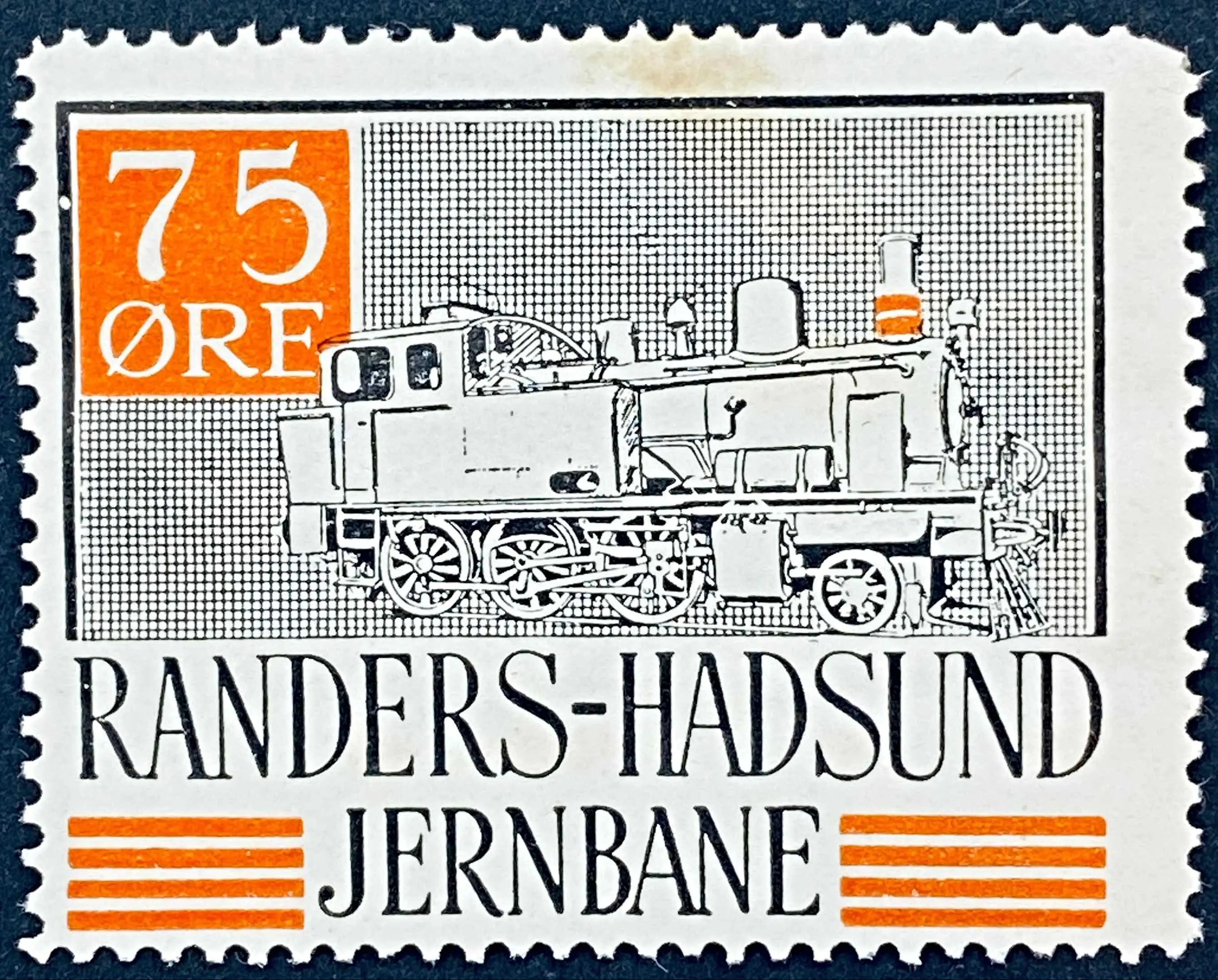 RHJ 71 - 75 Øre - Grå og Rødbrun.
