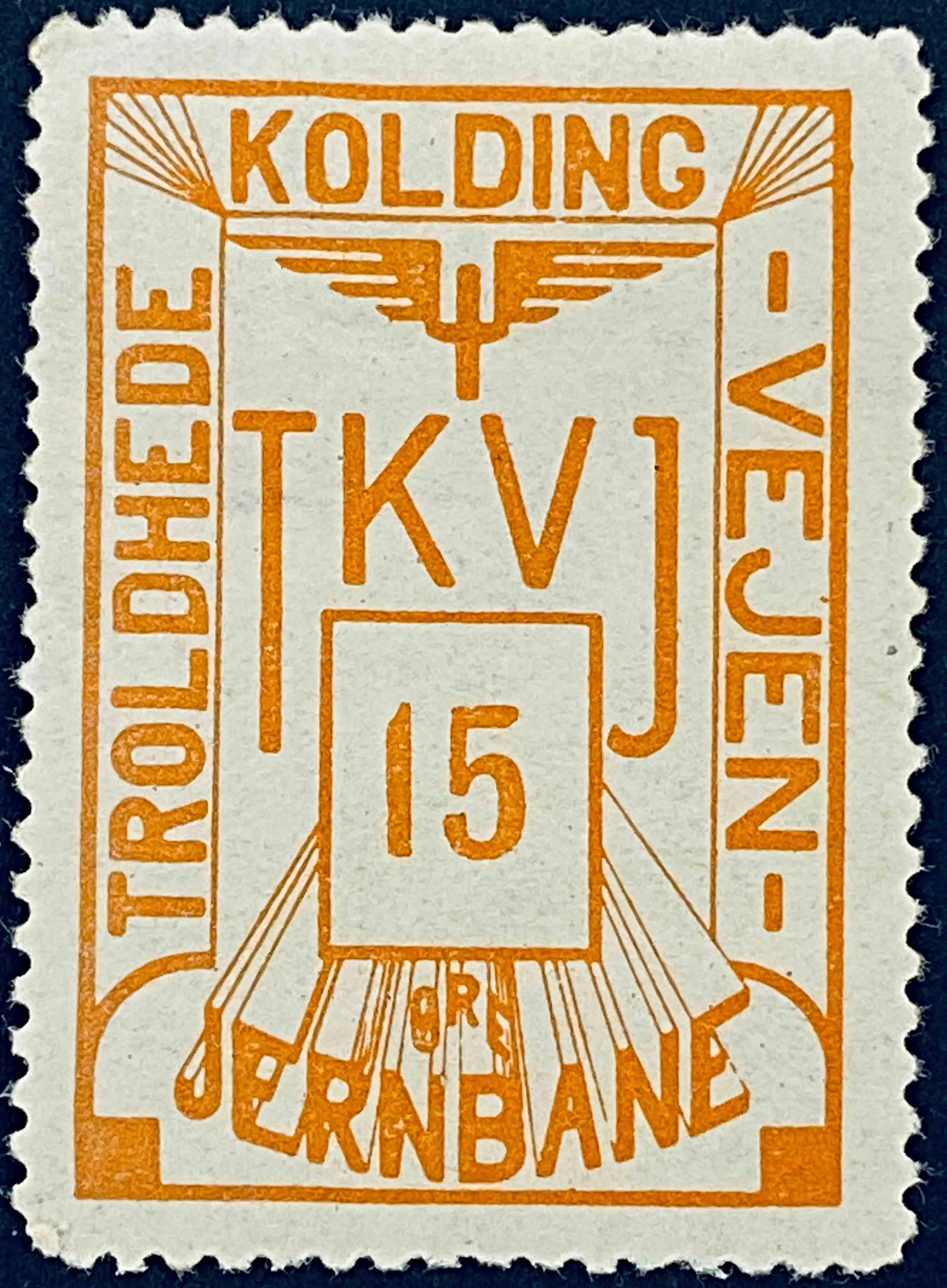 TKVJ 26A - 15 Øre - Orange.