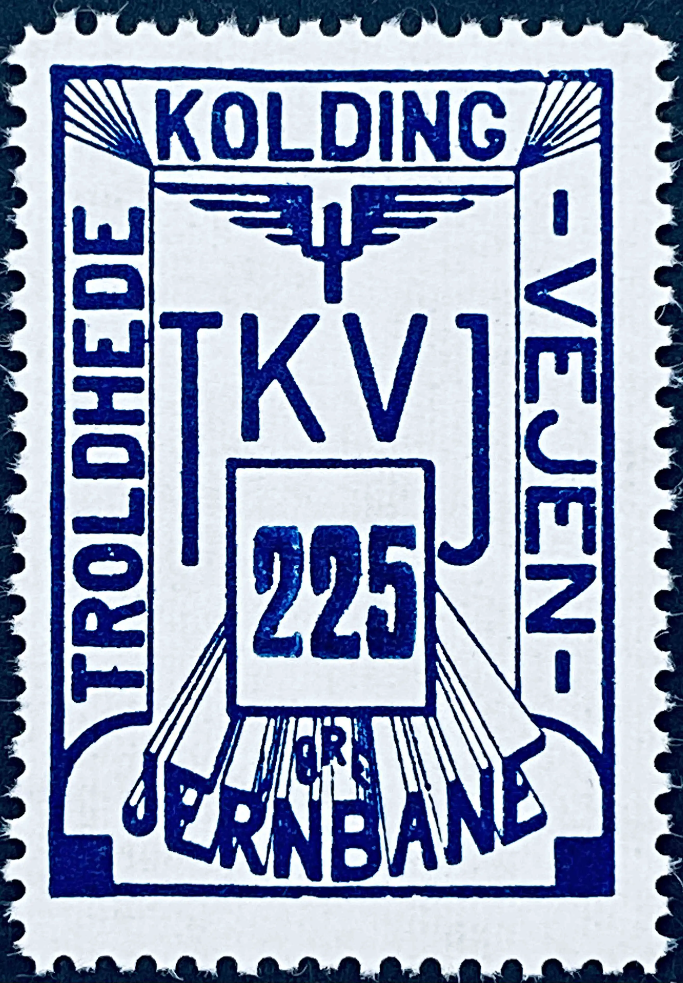 TKVJ 80 - 225 Øre - Blå.