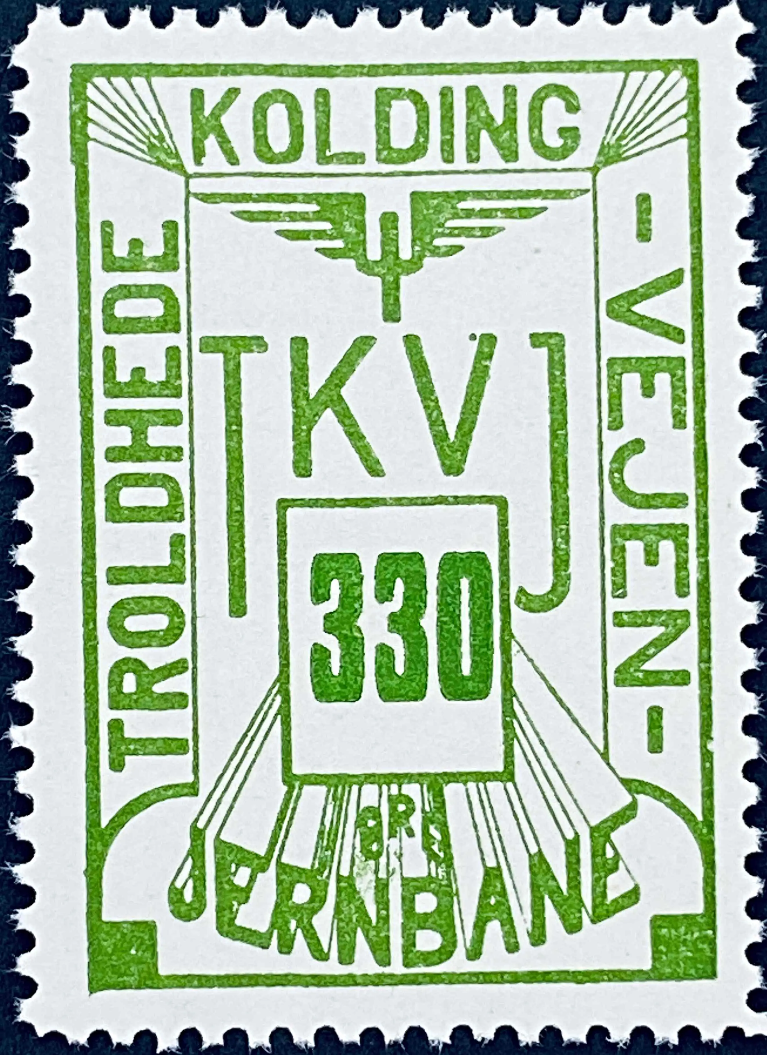 TKVJ 83 - 330 Øre - Grøn.