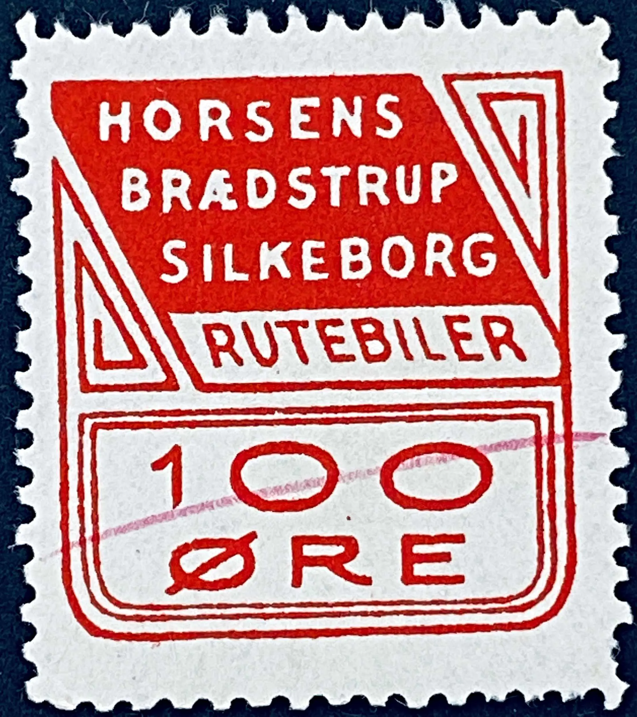 HBS R7 - 100 Øre - Rød.