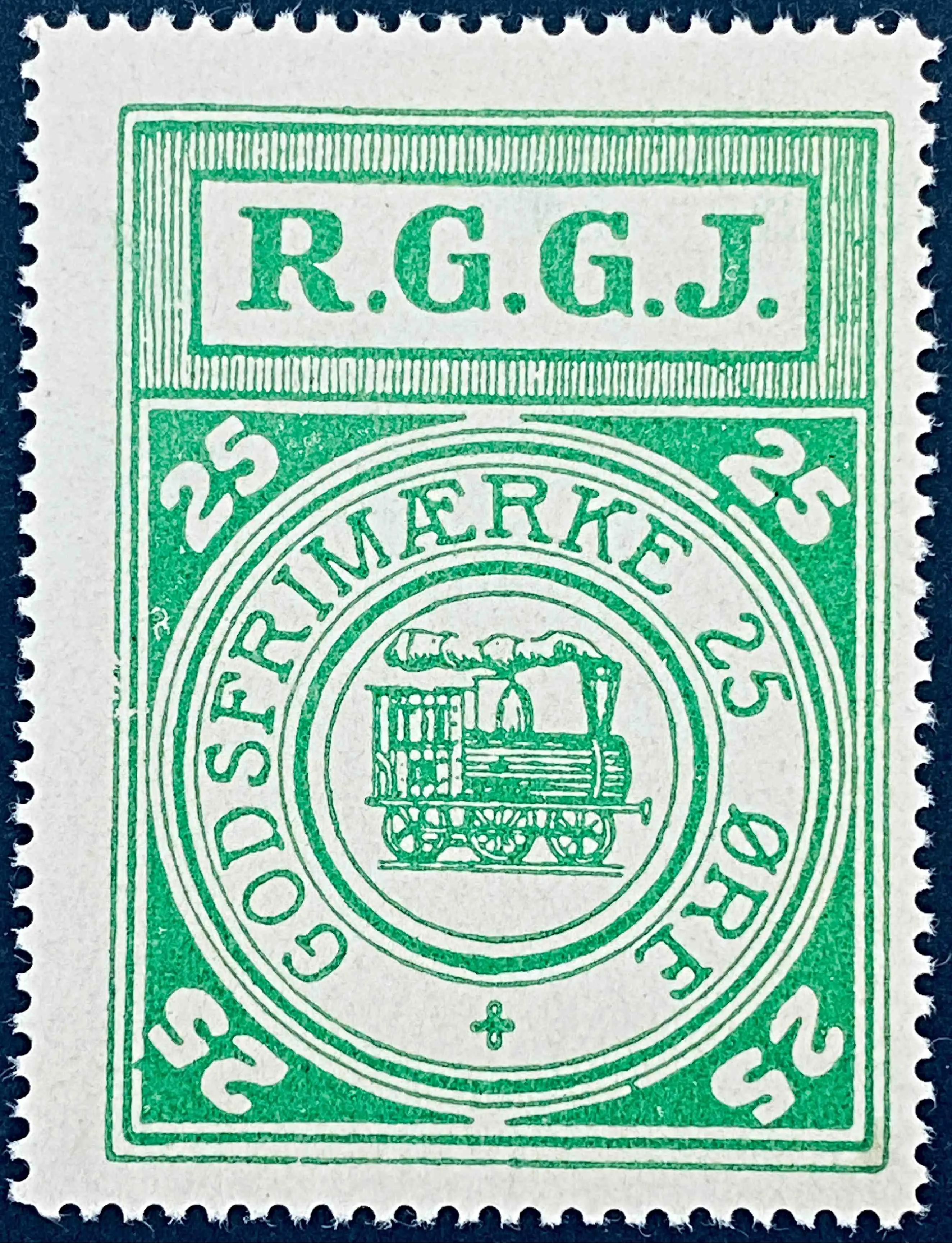 RGGJ 6 - 25 Øre - Grøn.