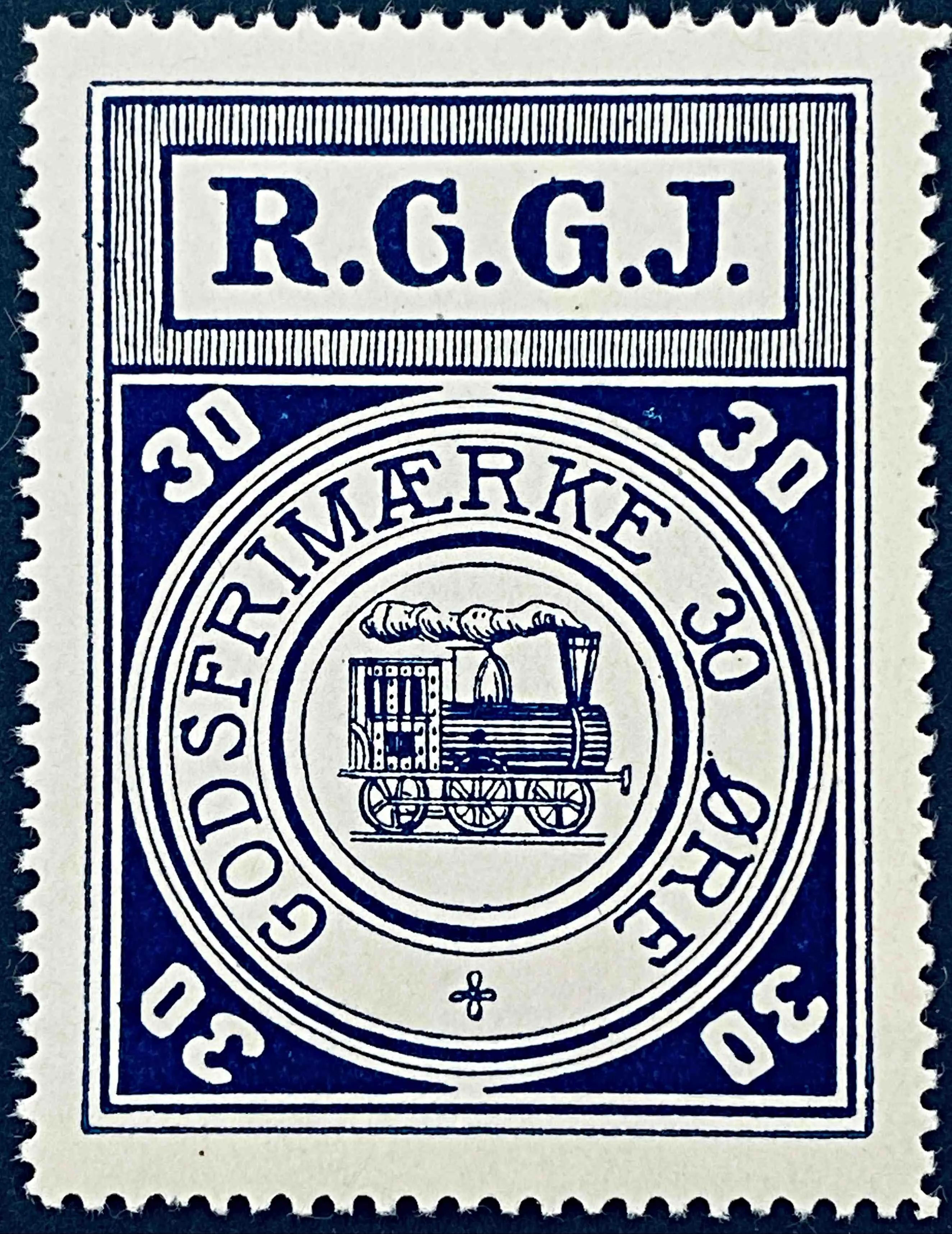 RGGJ 15A - 30 Øre - Blå.
