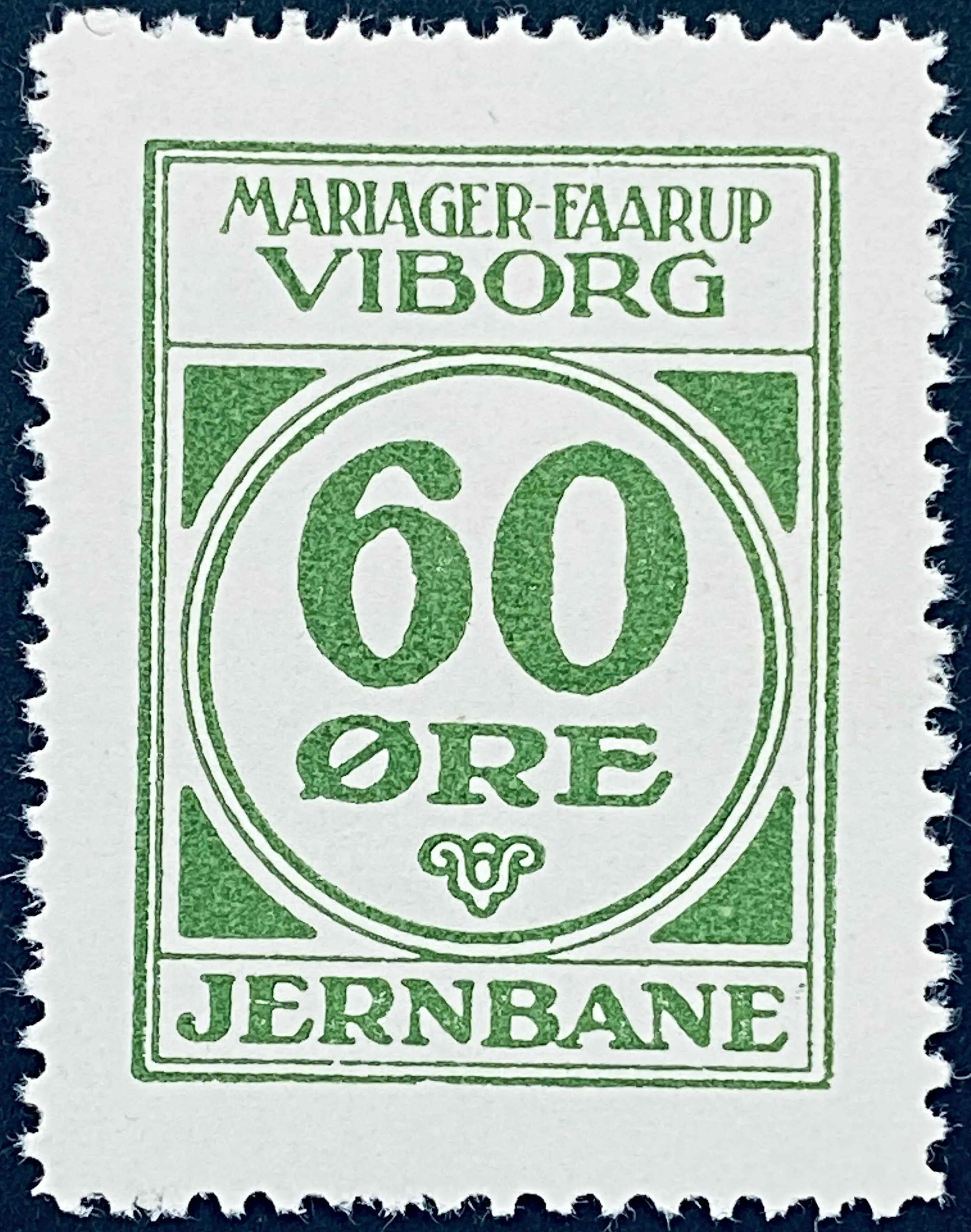 MFVJ 8 - 60 Øre - Grøn.