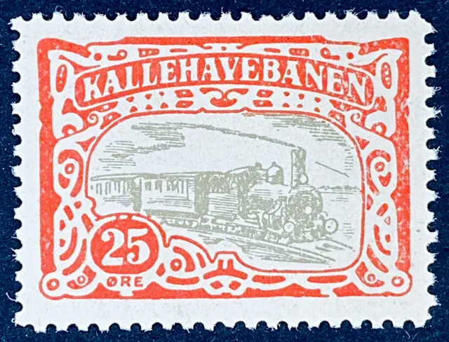 KB 6A - 25 Øre - Rød.