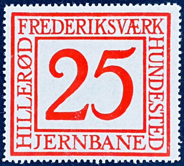 HFHJ 14 - 25 Øre - Rød.