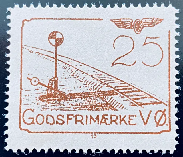 VØ 5 - 25 Øre - Brun.
