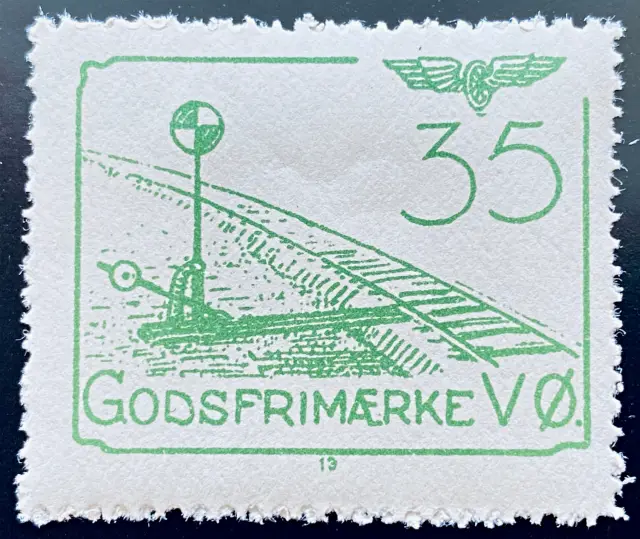 VØ 6 - 35 Øre - Grøn.