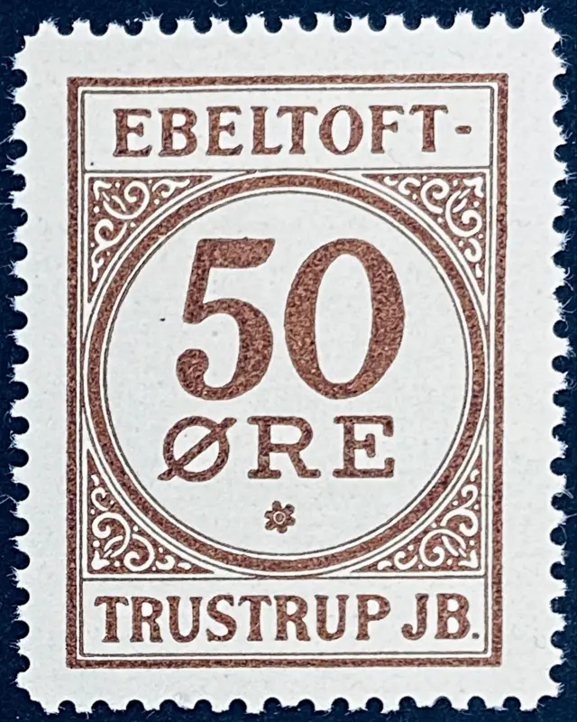 ETJ 17 - 50 Øre - Brun.