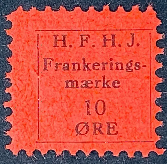 HFHJ F1 - 10 Øre - Rød.