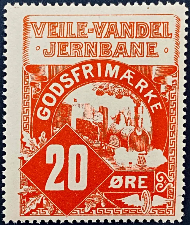 VVJ 6A - 20 Øre - Rød.