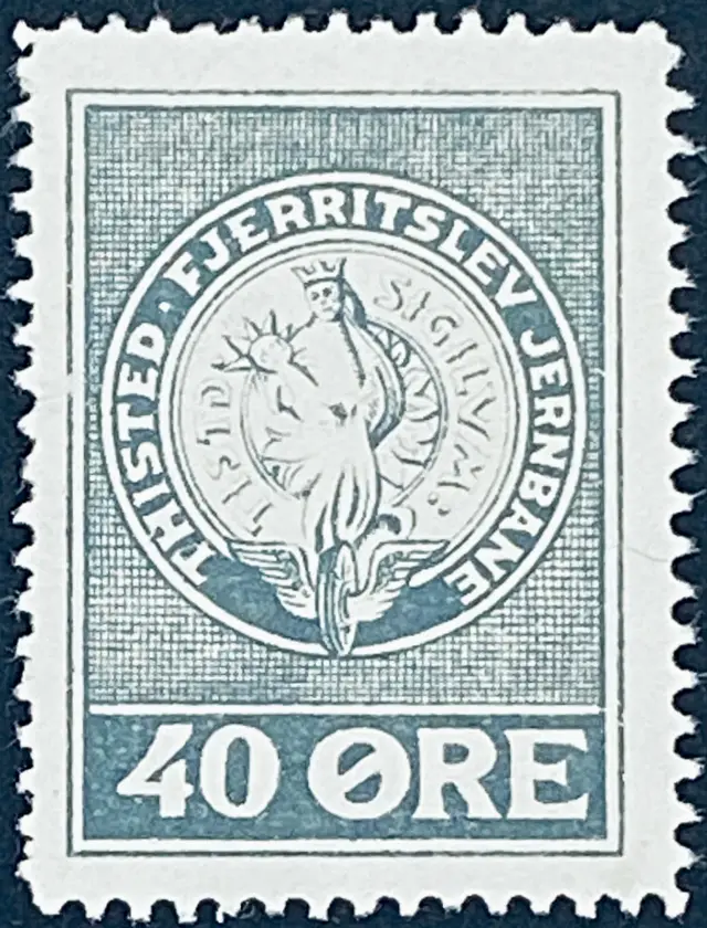 TFJ 29 - 40 Øre - Skiffergrå.