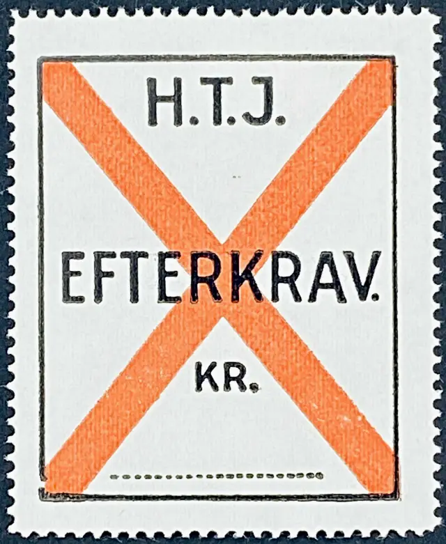 HTJ EK1 - Kr. - Sort og Rød.