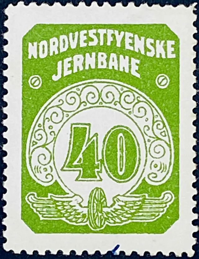 OMB 22 - 40 Øre - Grøn.