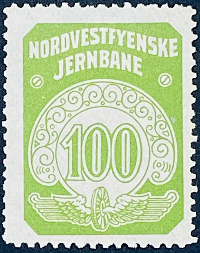 OMB 33 - 100 Øre - Lysegrøn.