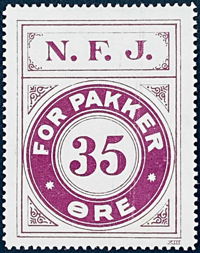 NFJ 17 - 35 Øre - Violet.